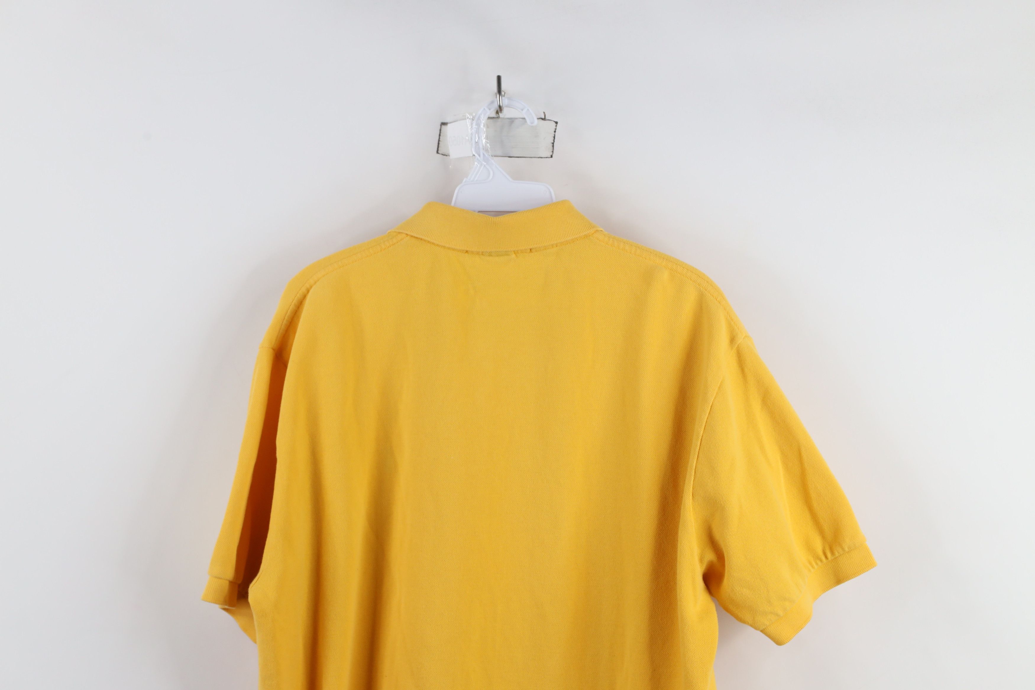 Ralph Lauren Vintage 90s Ralph Lauren Knit Collared Polo Shirt Yellow Size US L / EU 52-54 / 3 - 11 Thumbnail