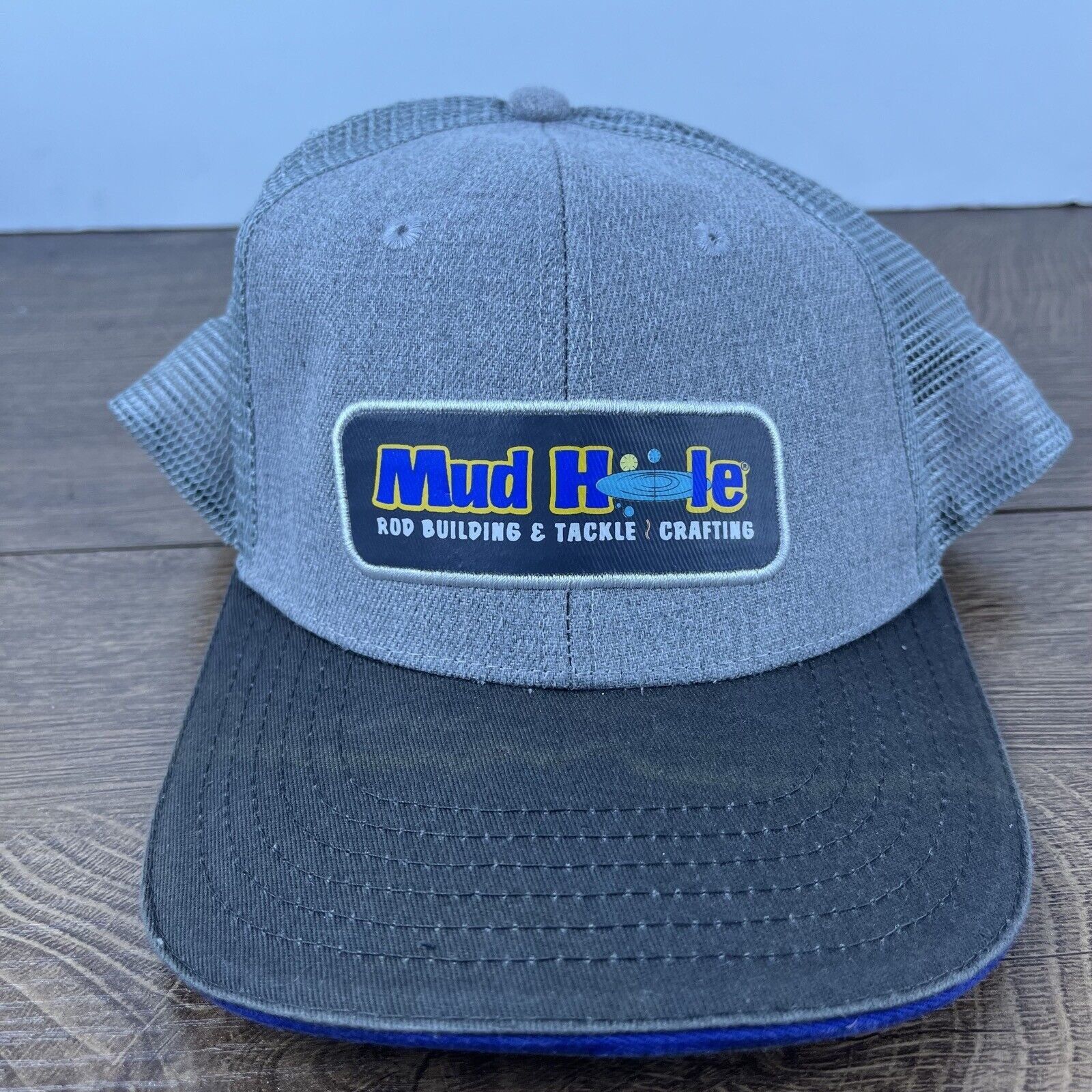 Other Mud Hole Hat Mud Hole Cap Snapback Hat Gray Adjustable Hat A Size ONE SIZE - 2 Thumbnail