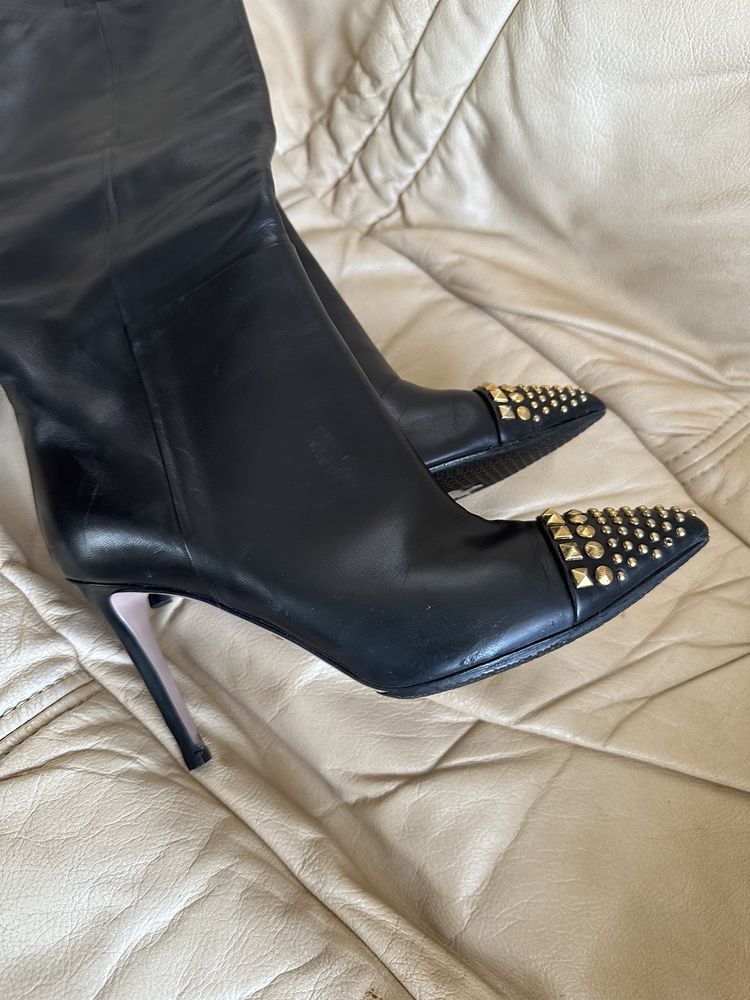 Gucci Gucci Leather Heels Boots Size US 6.5 / IT 36.5 - 1 Thumbnail