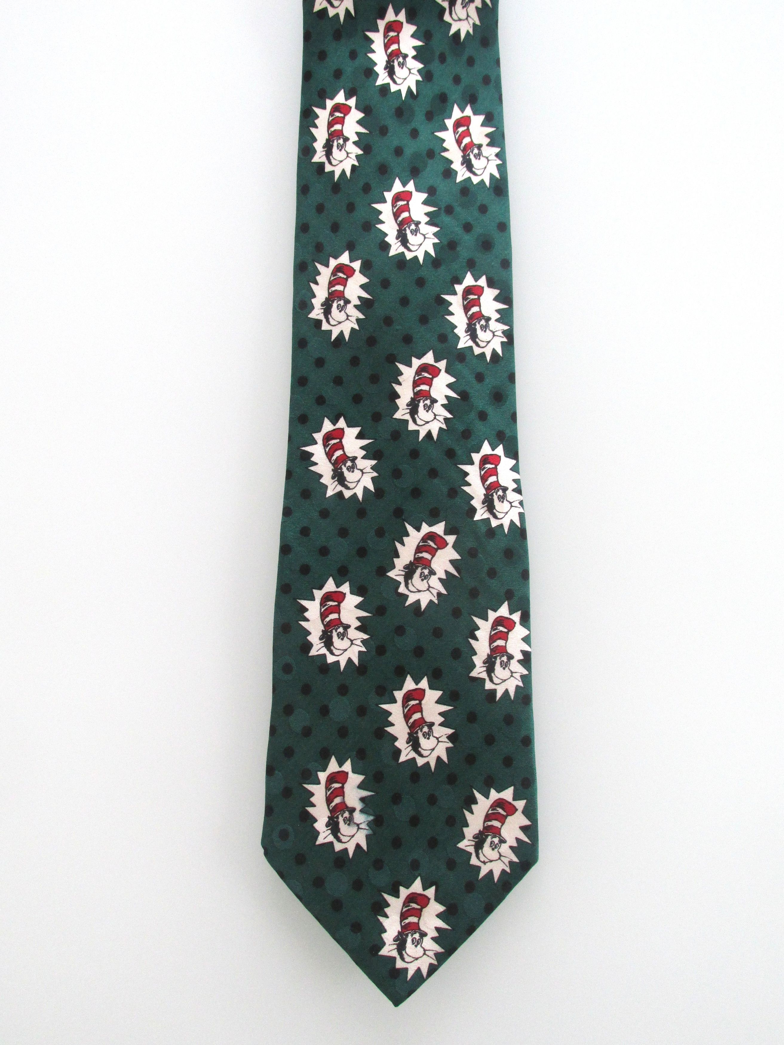 Other Dr. Seuss/Cat In The Hat Vintage Men's Silk Tie Size ONE SIZE - 2 Thumbnail