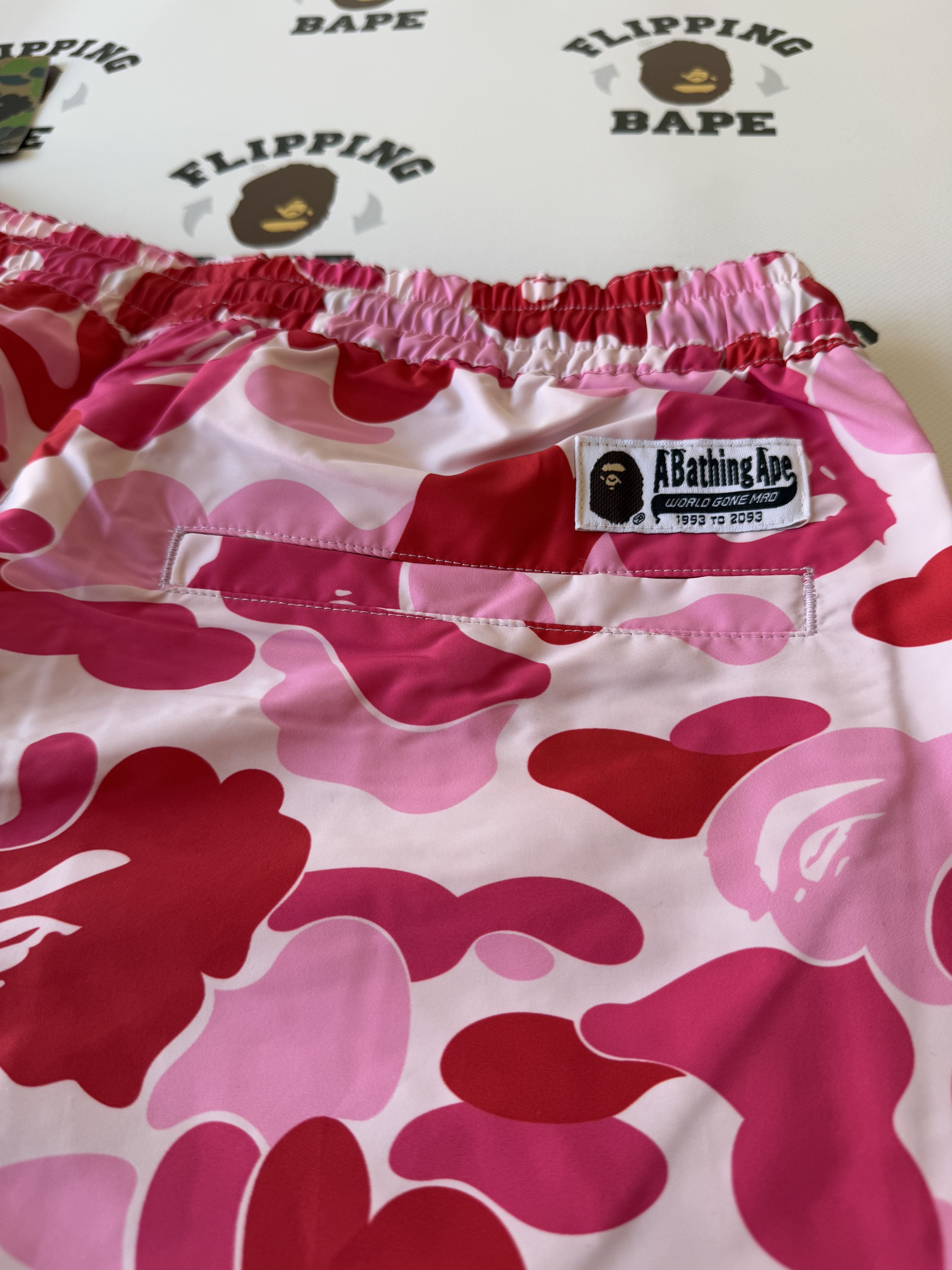 Bape BAPE ABC CAMO ONE POINT RELAXED FIT WATER SHORTS Size US 34 / EU 50 - 9 Thumbnail