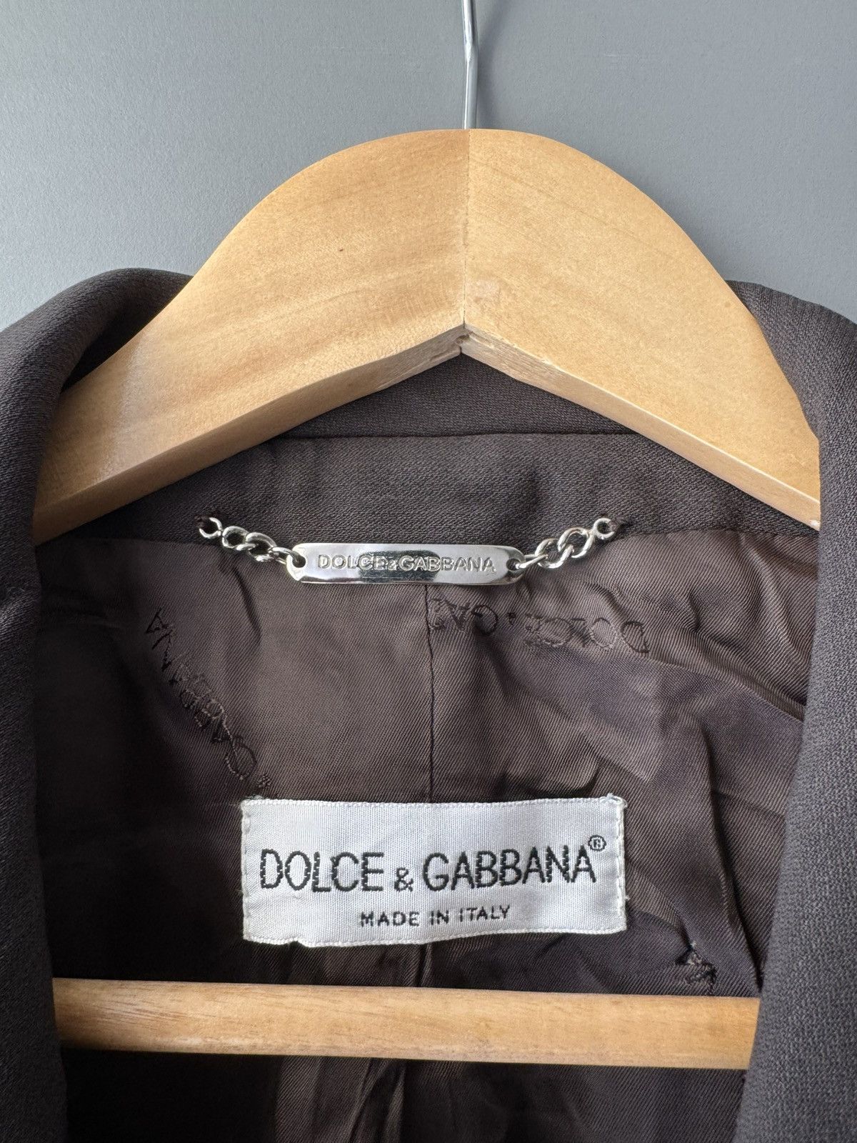 Dolce & Gabbana × Vintage Dolce & Gabbana Vintage Wool Balzer Size S / US 4 / IT 40 - 4 Thumbnail