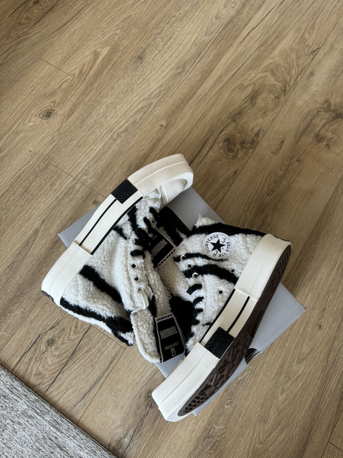 Rick Owens Drkshdw RICK OWENS X CONVERSE 41 Size US 7.5 / EU 40-41 - 2 Thumbnail