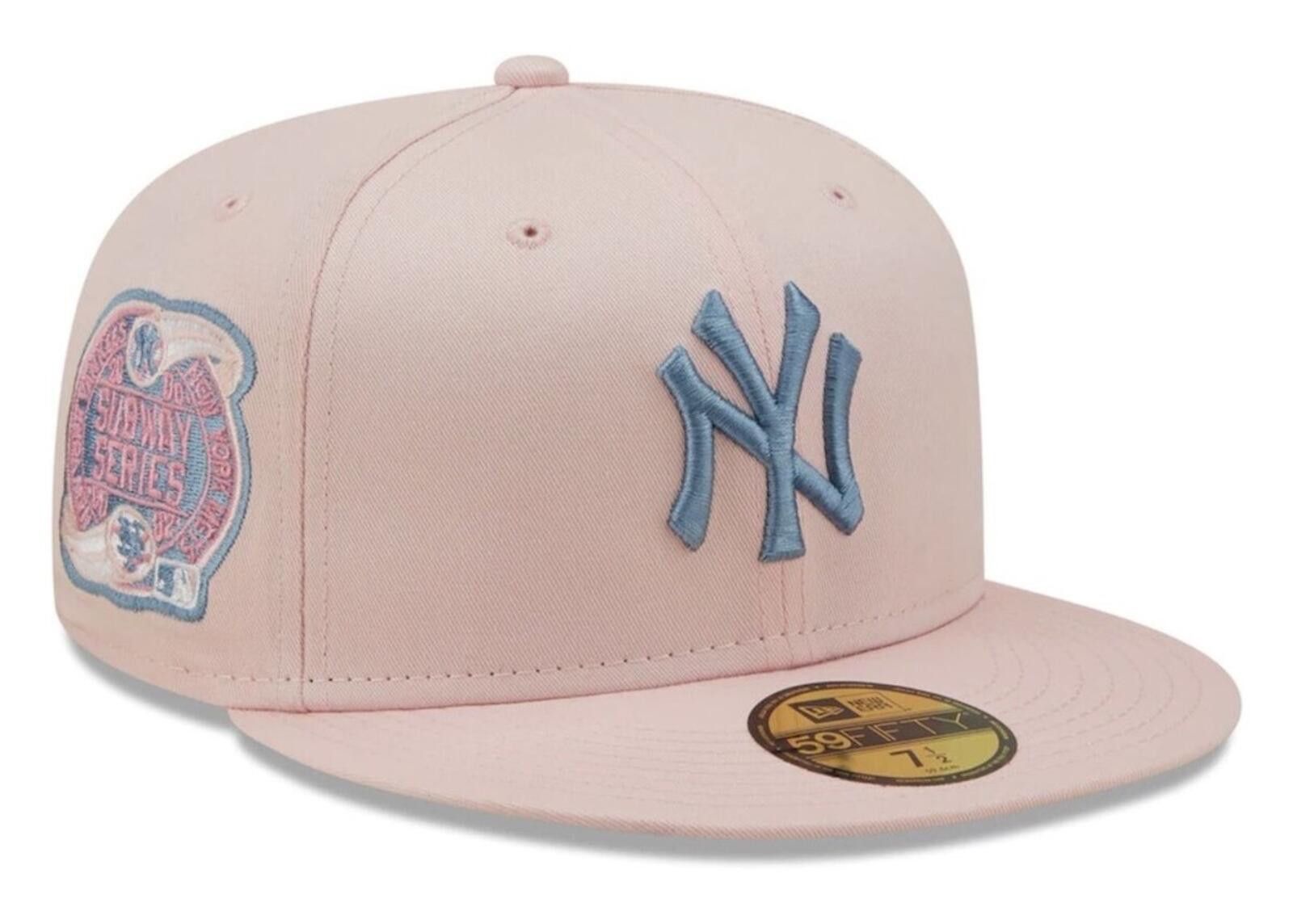 New Era New Era New York Yankees Pink 59FIFTY 7 3/8 Size ONE SIZE - 1 Thumbnail