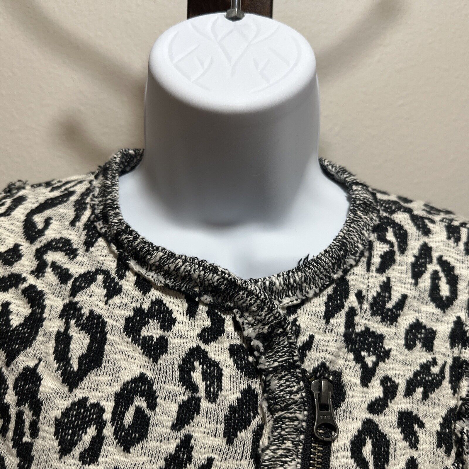 Lucky Brand Lucky Lotus by Lucky Brand Leopard Print Knit Jacket XS Size XS / US 0-2 / IT 36-38 - 5 Thumbnail