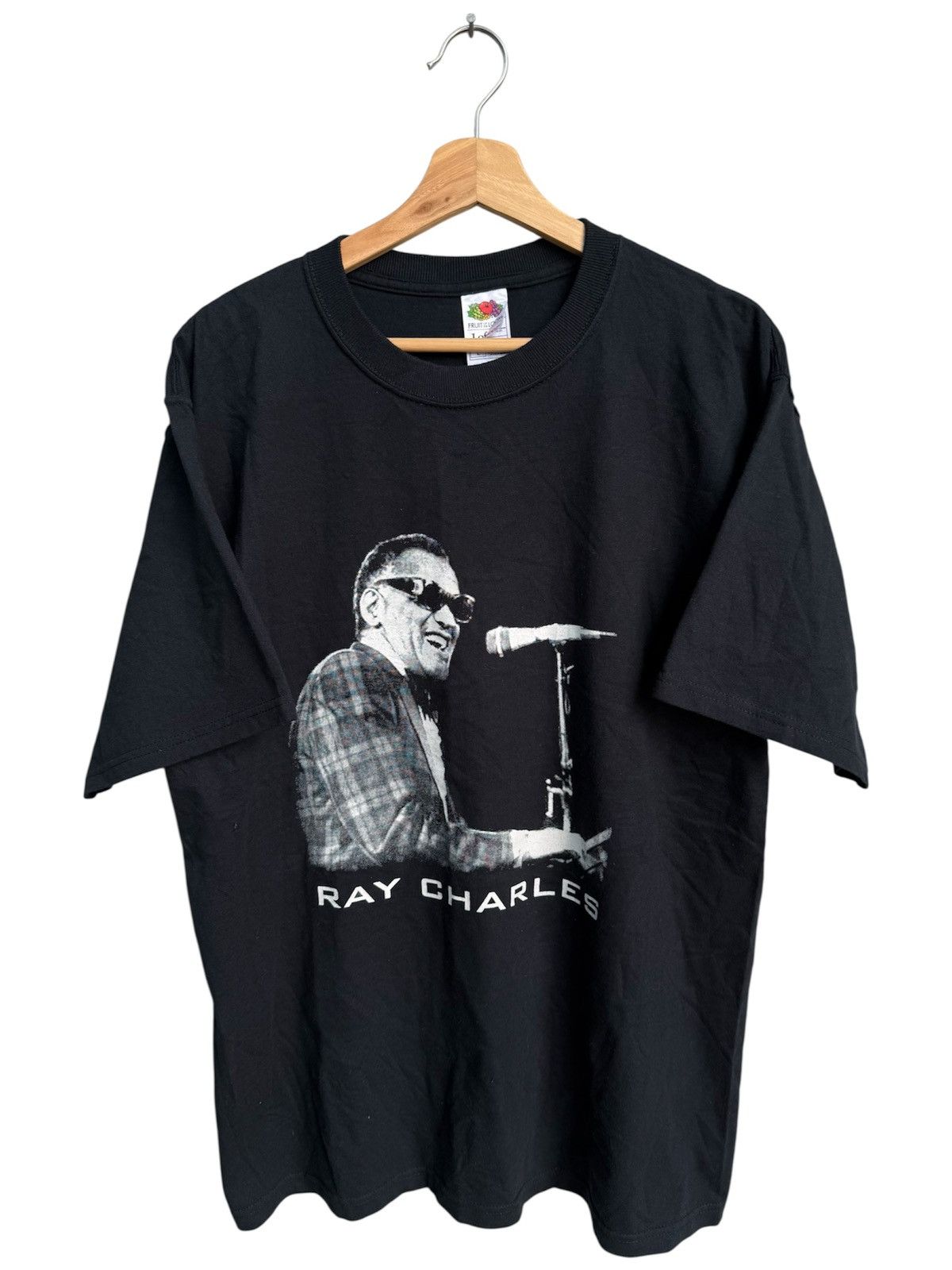 Band Tees Viintage RAY CHARLES tee Size US L / EU 52-54 / 3 - 1 Thumbnail