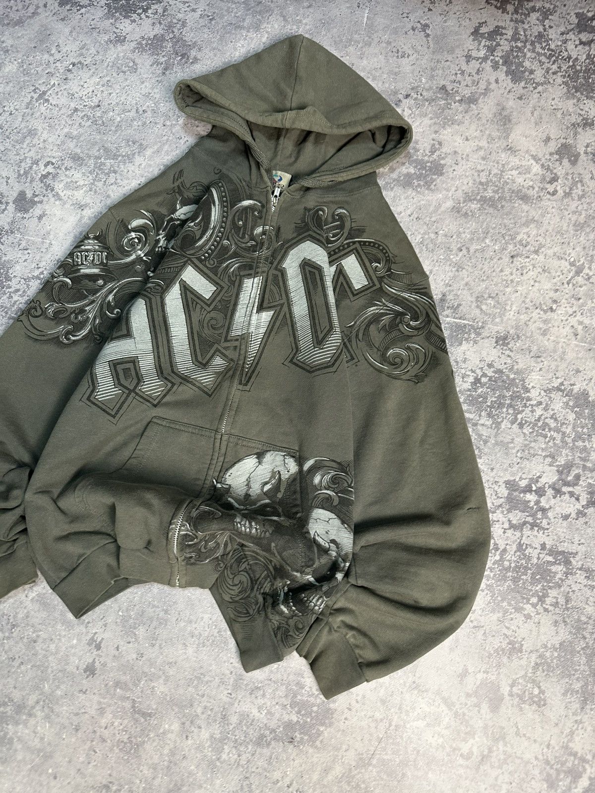 Liquid Blue Vintage 00s AC/DC Night Prowler Liquid Blue Rock Band Hoodie Size US M / EU 48-50 / 2 - 3 Thumbnail