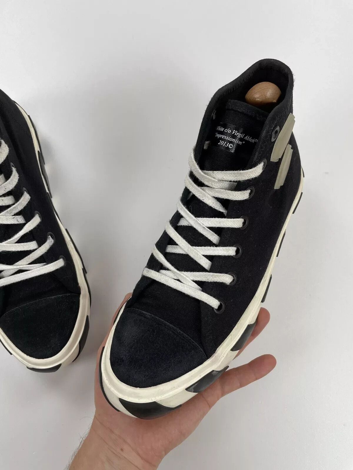 Off-White Off-White Vulcanized high Top Shoes Sneakers Trainers Canvas Size US 9 / EU 42 - 7 Thumbnail