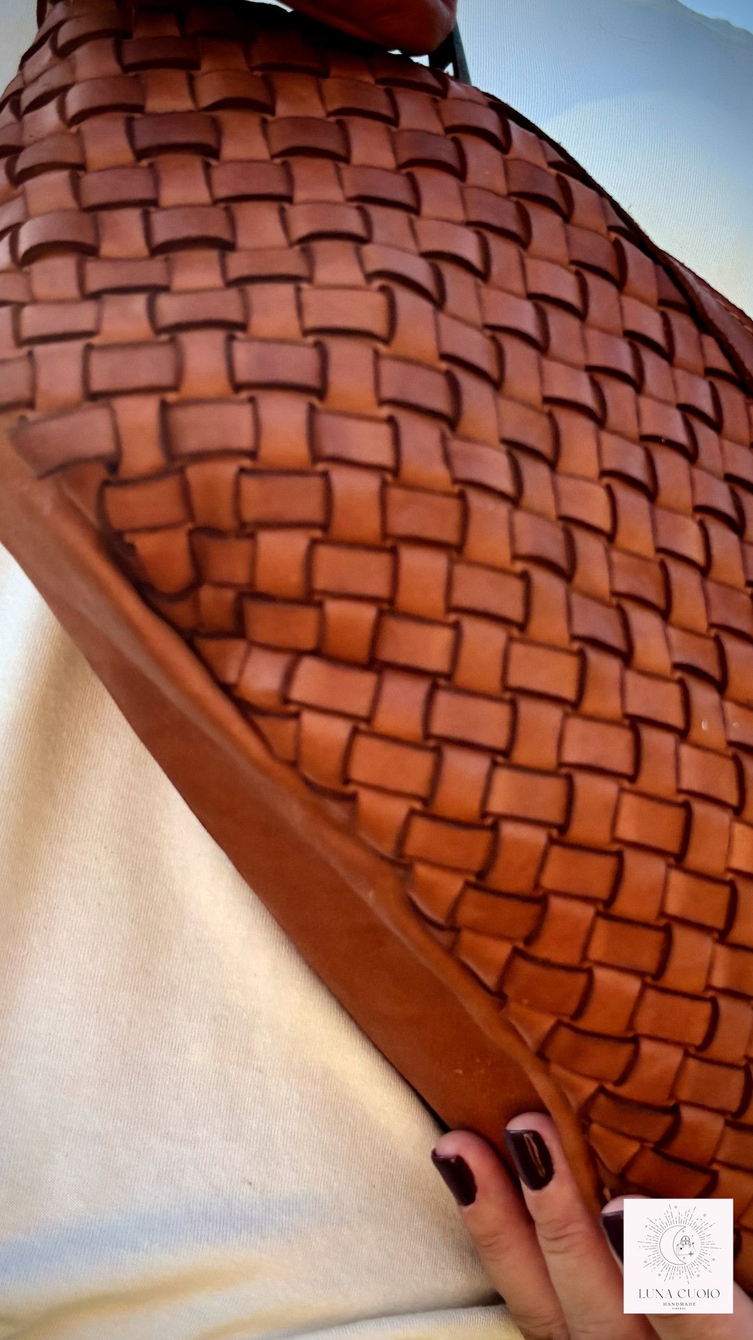 Vera Pelle Handmade Leather Bag Brown For Woman From Florence Size ONE SIZE - 2 Thumbnail