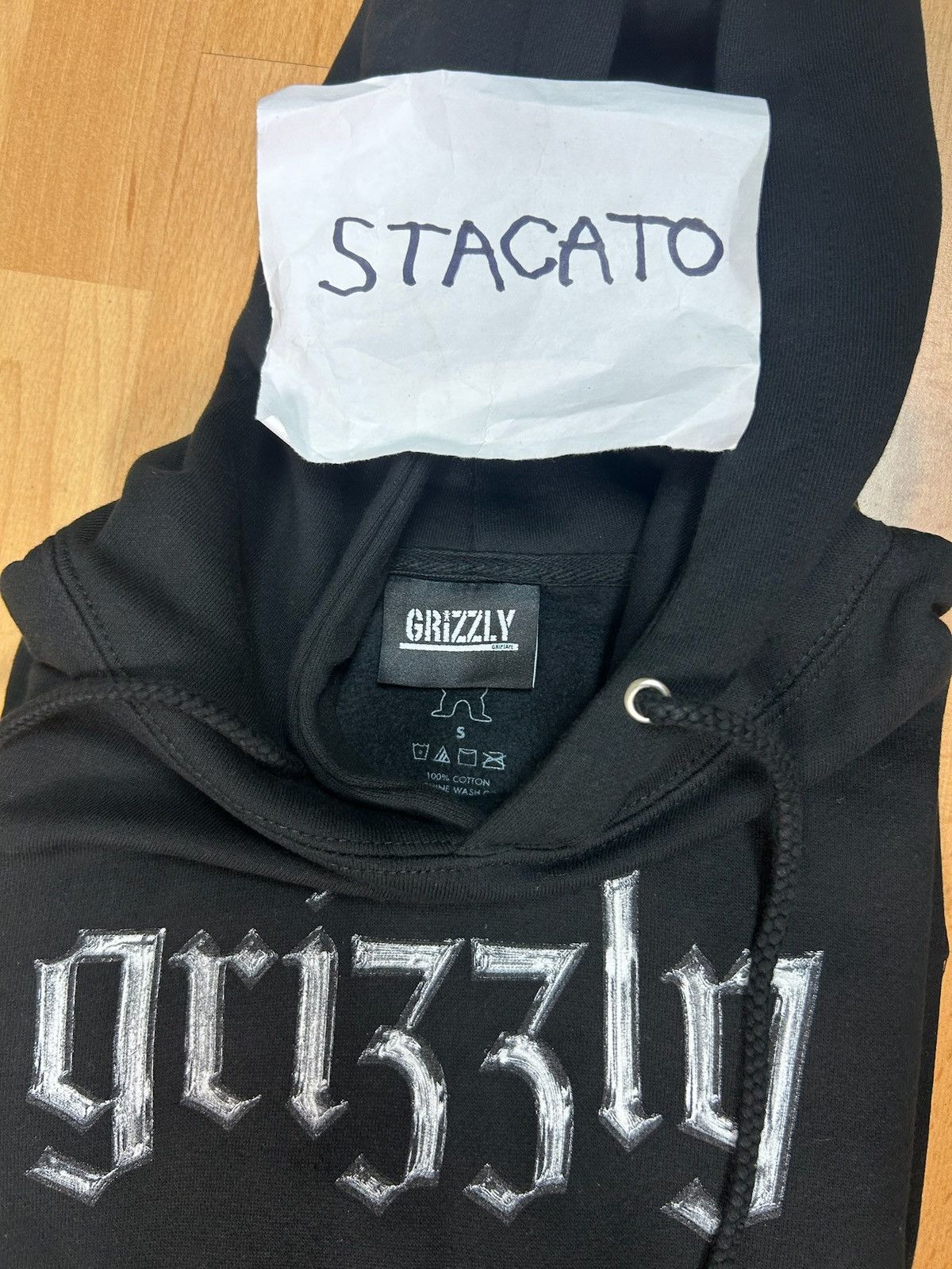 Grizzly Griptape × Vintage Grizzly Griptape Hoodie Black Size US S / EU 44-46 / 1 - 4 Thumbnail