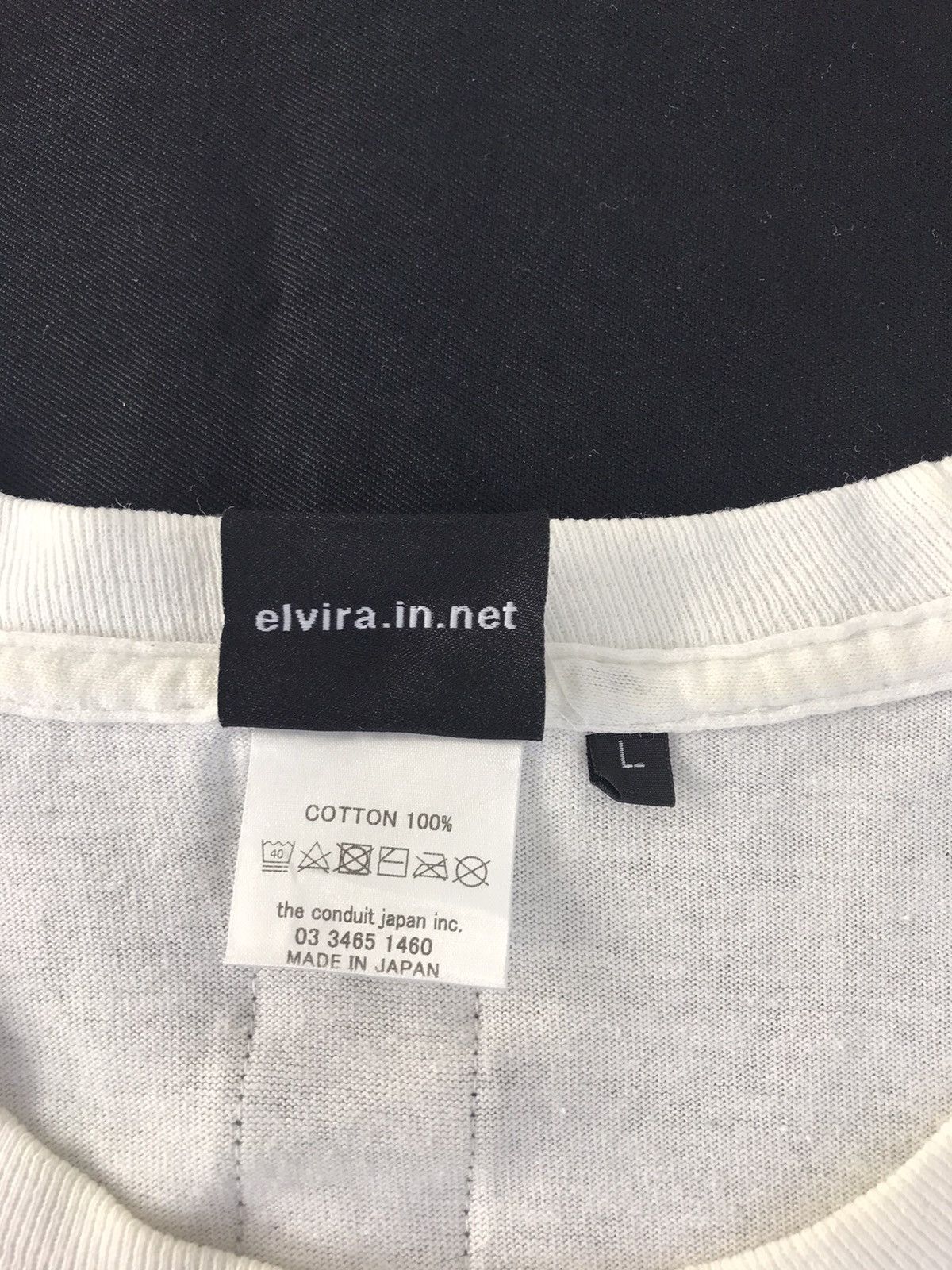 Japanese Brand Hype Elvira Net Checkered Side Tape Longsleeve Tee T-shirt Size US L / EU 52-54 / 3 - 7 Thumbnail