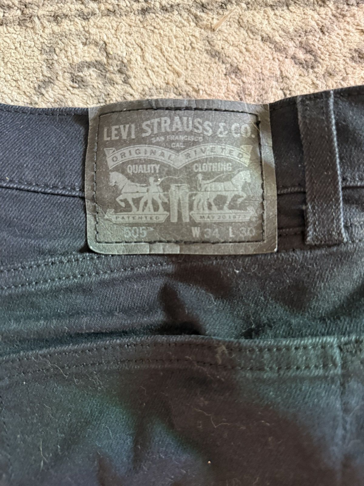 Levi's Men’s Levi’s 505 Denim Jeans Size US 34 / EU 50 - 2 Thumbnail