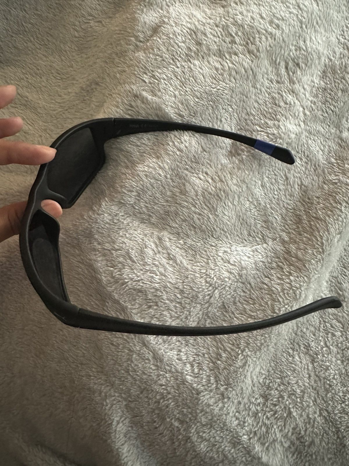 Puma Puma Men's Sunglasses PE0002S 008 Black-Blue 61-16-140 New Size ONE SIZE - 10 Thumbnail