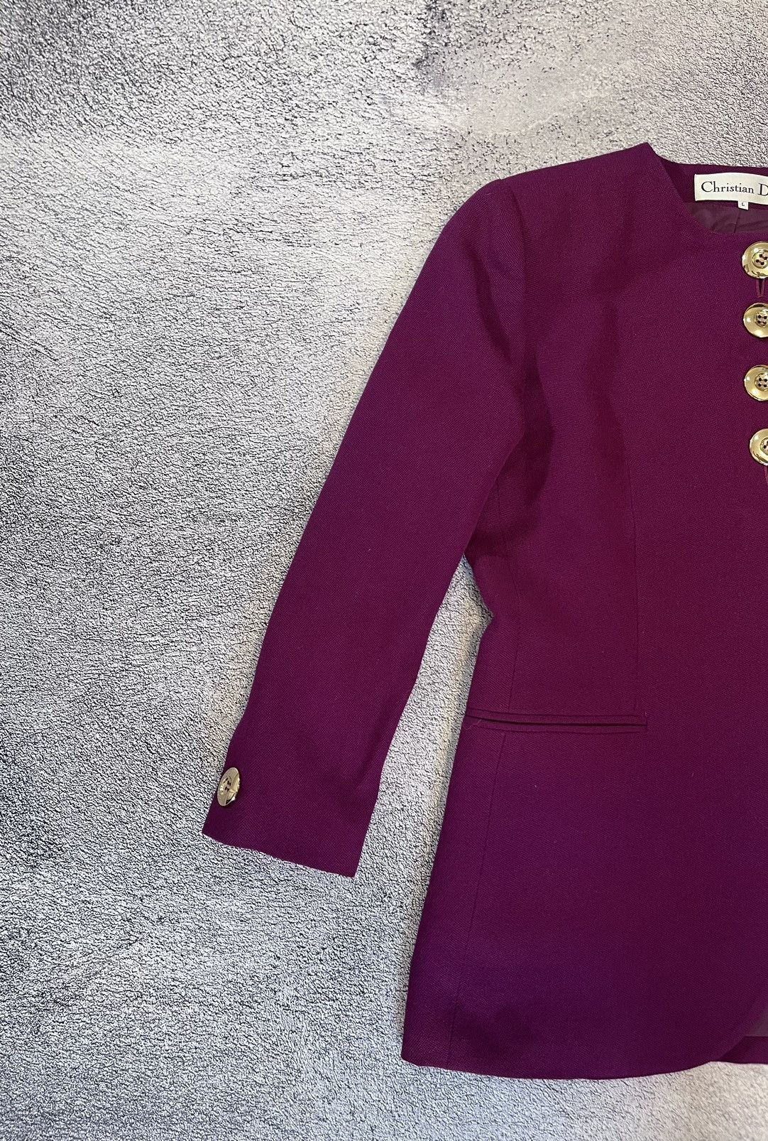 Christian Dior Monsieur Christian Dior Women Blazer Jacket Size L Size L / US 10 / IT 46 - 4 Thumbnail