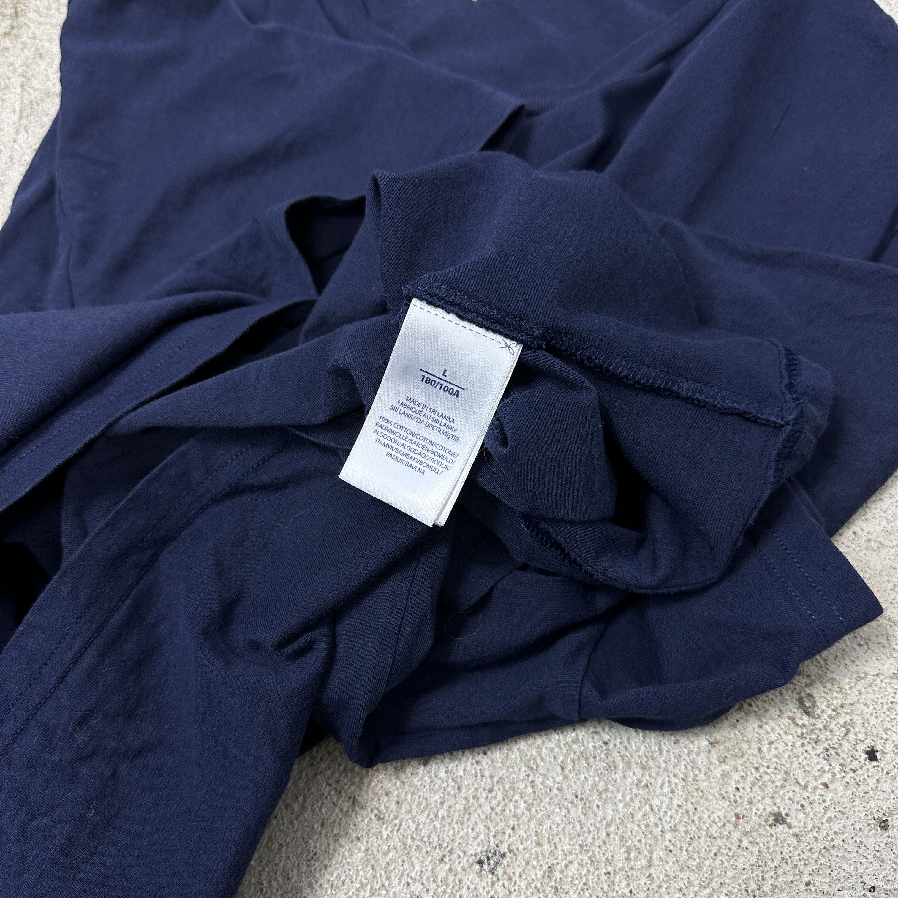 Polo Ralph Lauren Vintage Preppy Sporty Navy Polo Ralph Lauren T-shirt Y2K Size US L / EU 52-54 / 3 - 5 Thumbnail