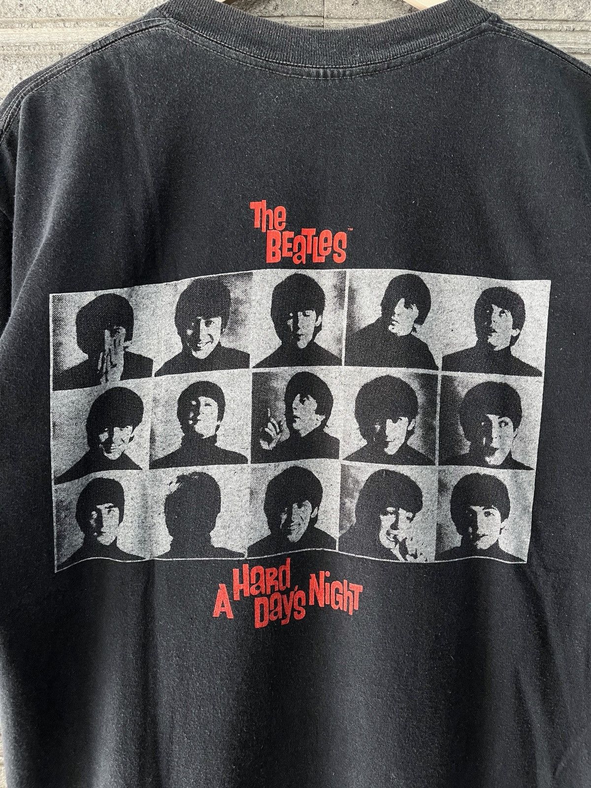 Band Tees × Vintage ❤️‍🔥RARE❤️‍🔥 Vintage The Beatles 90s "A Hard Days Night" T Shirts Size US L / EU 52-54 / 3 - 4 Thumbnail