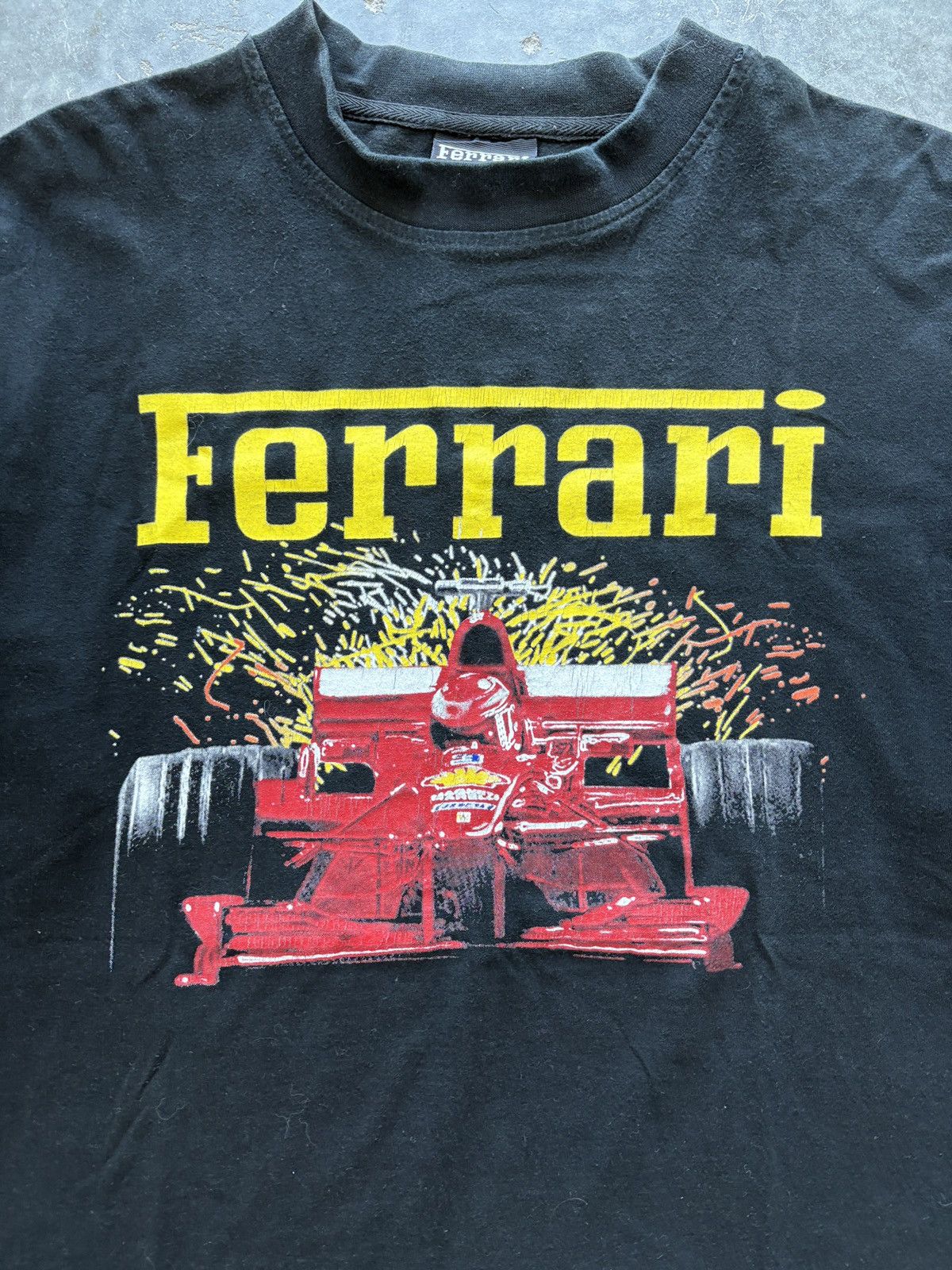 Ferrari Vintage 90s Ferrari F1 Graphic Tee Size US L / EU 52-54 / 3 - 2 Thumbnail