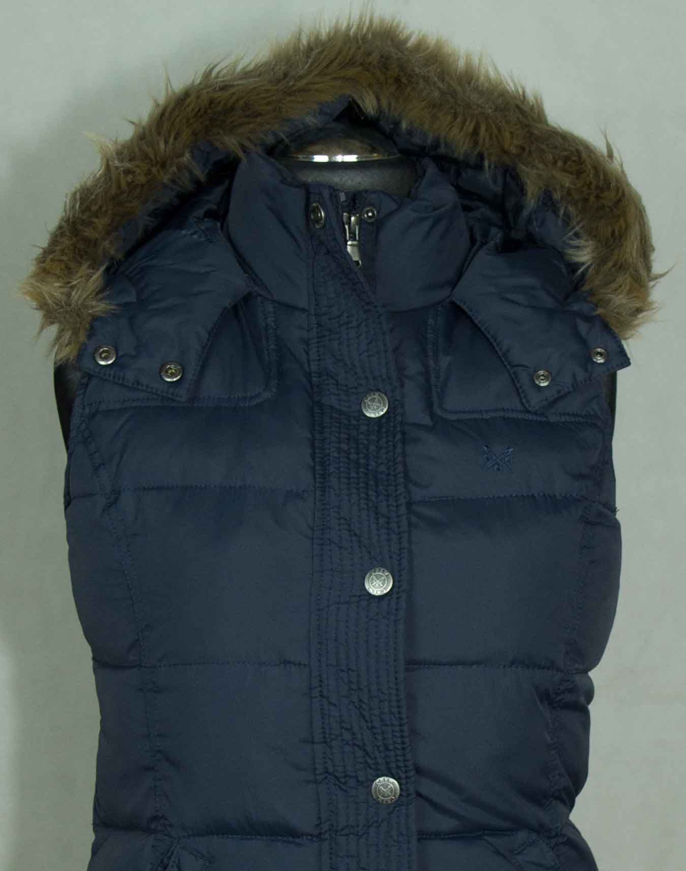 Other CREW CLOTHING WAISTCOAT GILET HOODY ZIP DUCK DOWN SIZE UK 8- Size M / US 6-8 / IT 42-44 - 2 Thumbnail