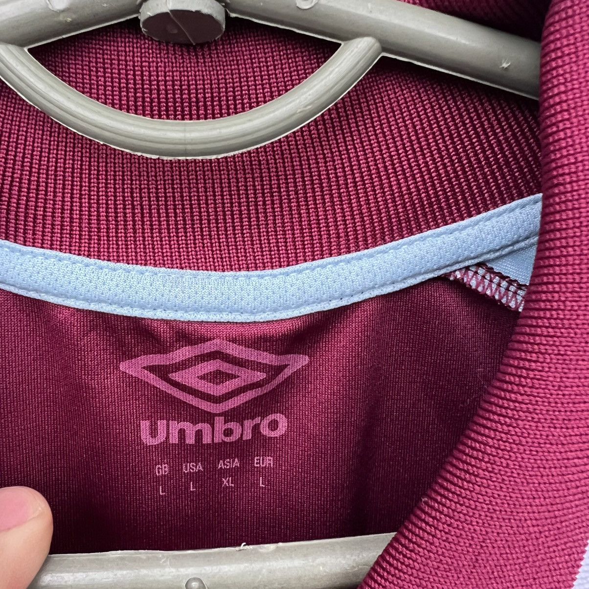 Umbro Umbro West Ham Home 2023-2024 soccer jersey football t shirt Size US L / EU 52-54 / 3 - 5 Thumbnail