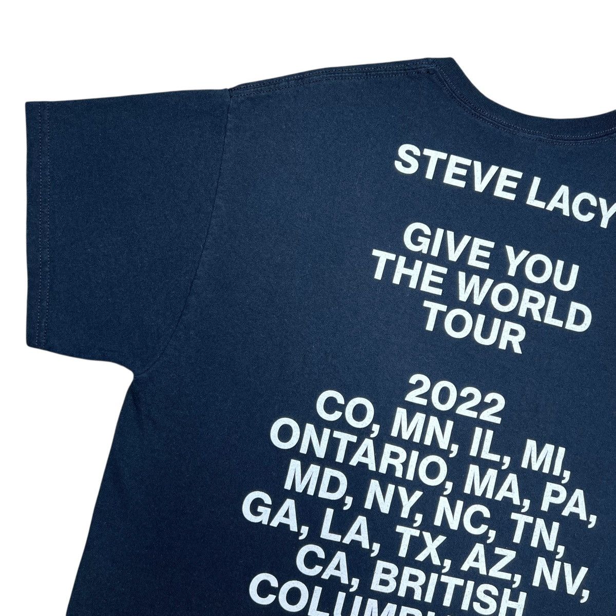 Band Tees 2022 Steve Lacy Give You The World Tour Gemini Album Tee Size US L / EU 52-54 / 3 - 10 Thumbnail