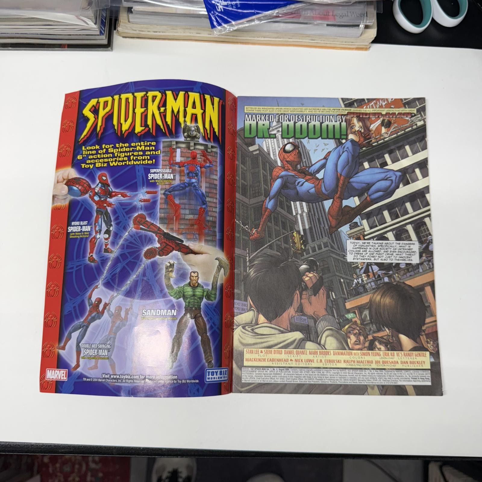 Marvel Comics Marvel Age Spider-Man Vol. 1 #4 AUG 2004 Not For Resale Rare Size ONE SIZE - 7 Thumbnail