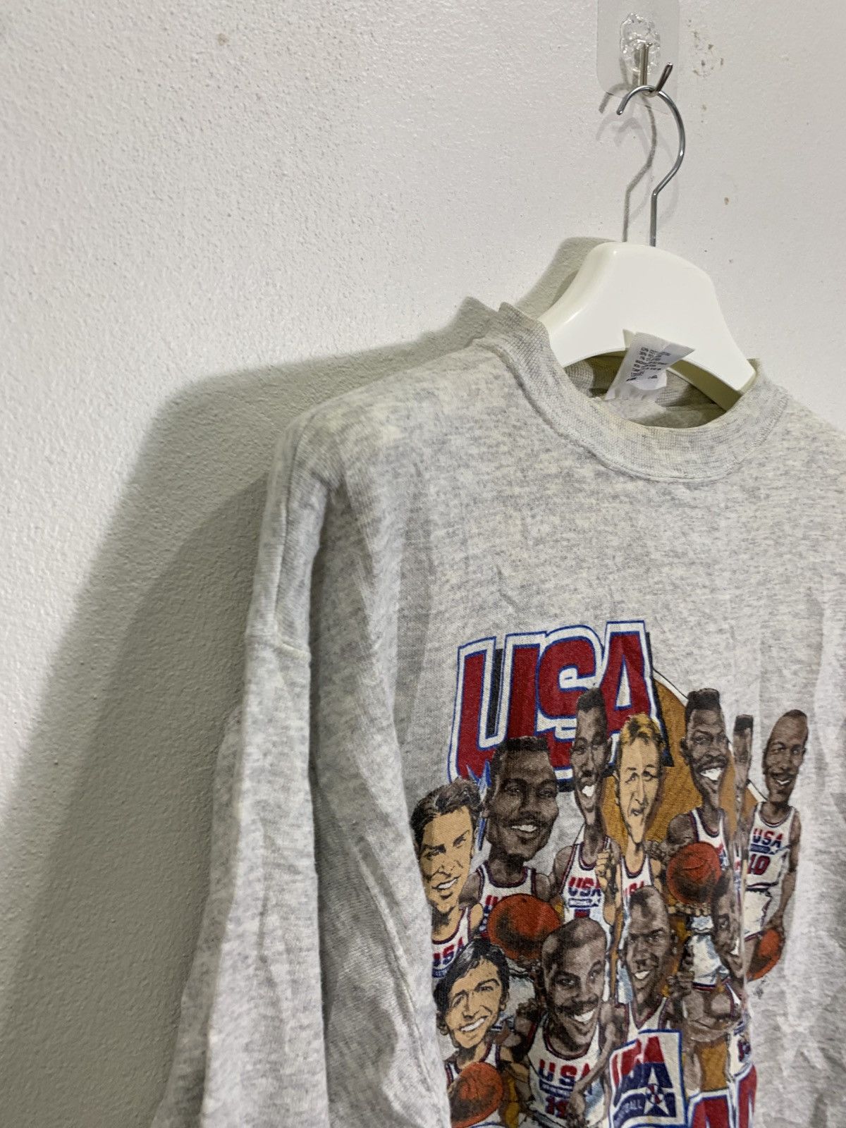 Vintage VINTAGE NBA LEGEND 1992 Usa Dream Team pull over sweathsirt Size US L / EU 52-54 / 3 - 6 Thumbnail