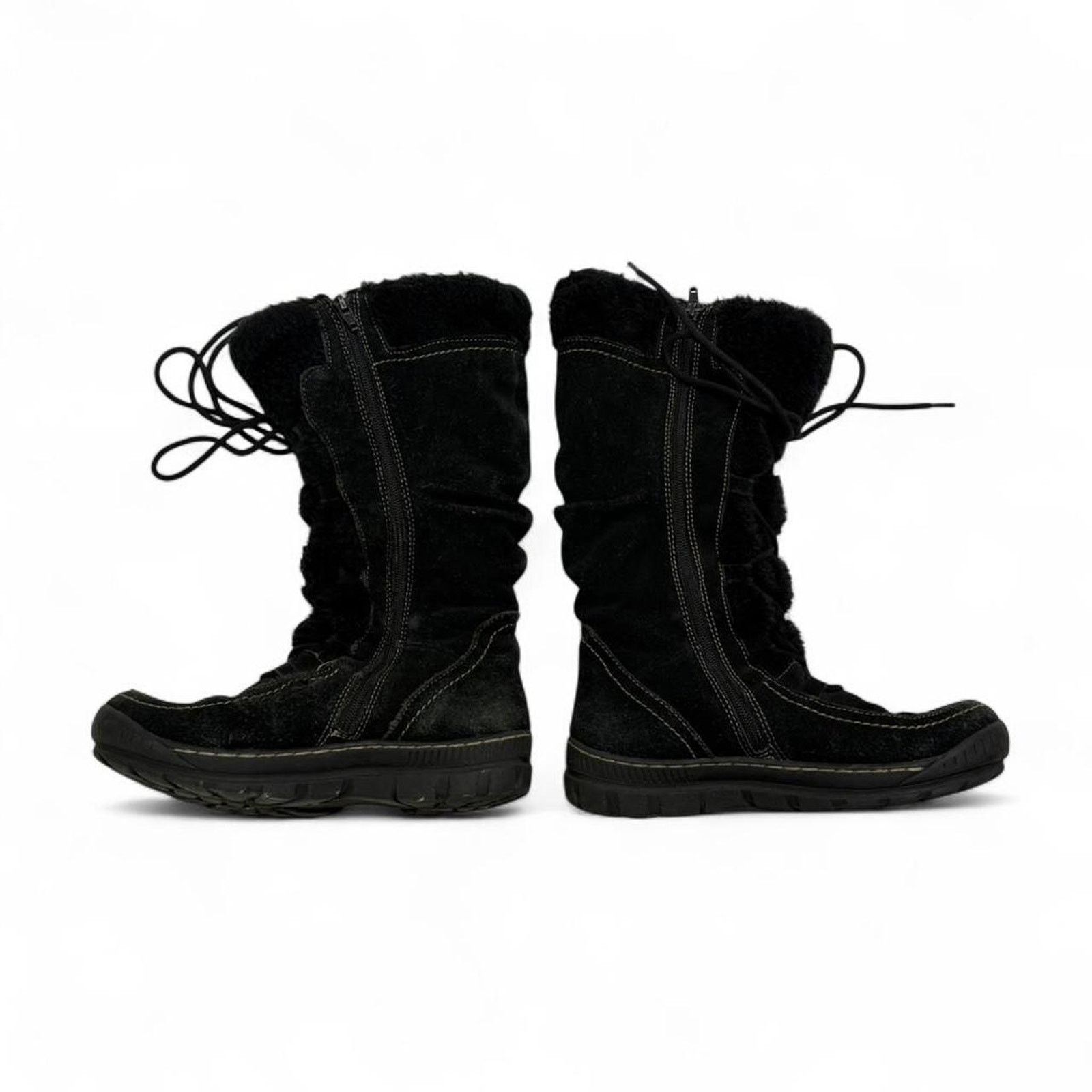 Other Bare Traps Dory Winter Boot size 7/12 Fur Lining Lace Boots Size US 7.5 / IT 37.5 - 3 Thumbnail
