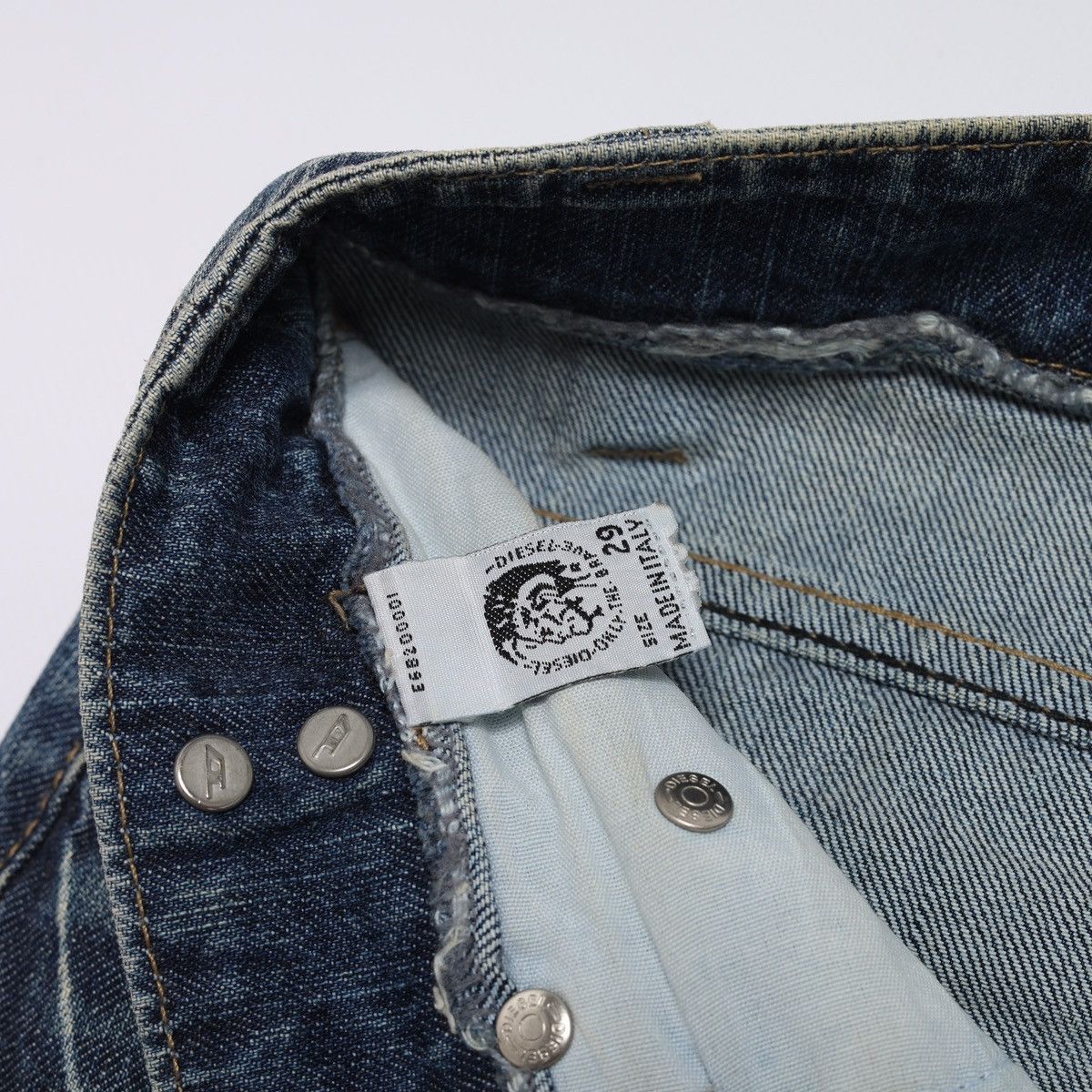 Diesel Diesel Industry Denim Jeans Vintage y2k Skirt Mid Length Size 29" - 9 Thumbnail