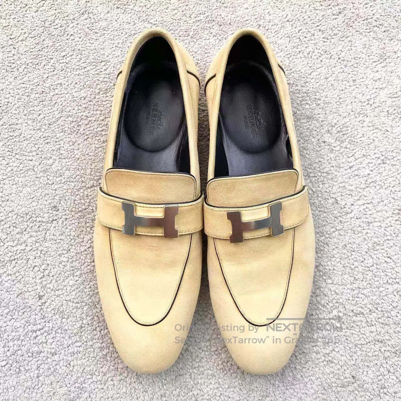 Hermes Hermes Suede H-button loafers| Size US 6.5 / IT 36.5 - 3 Thumbnail