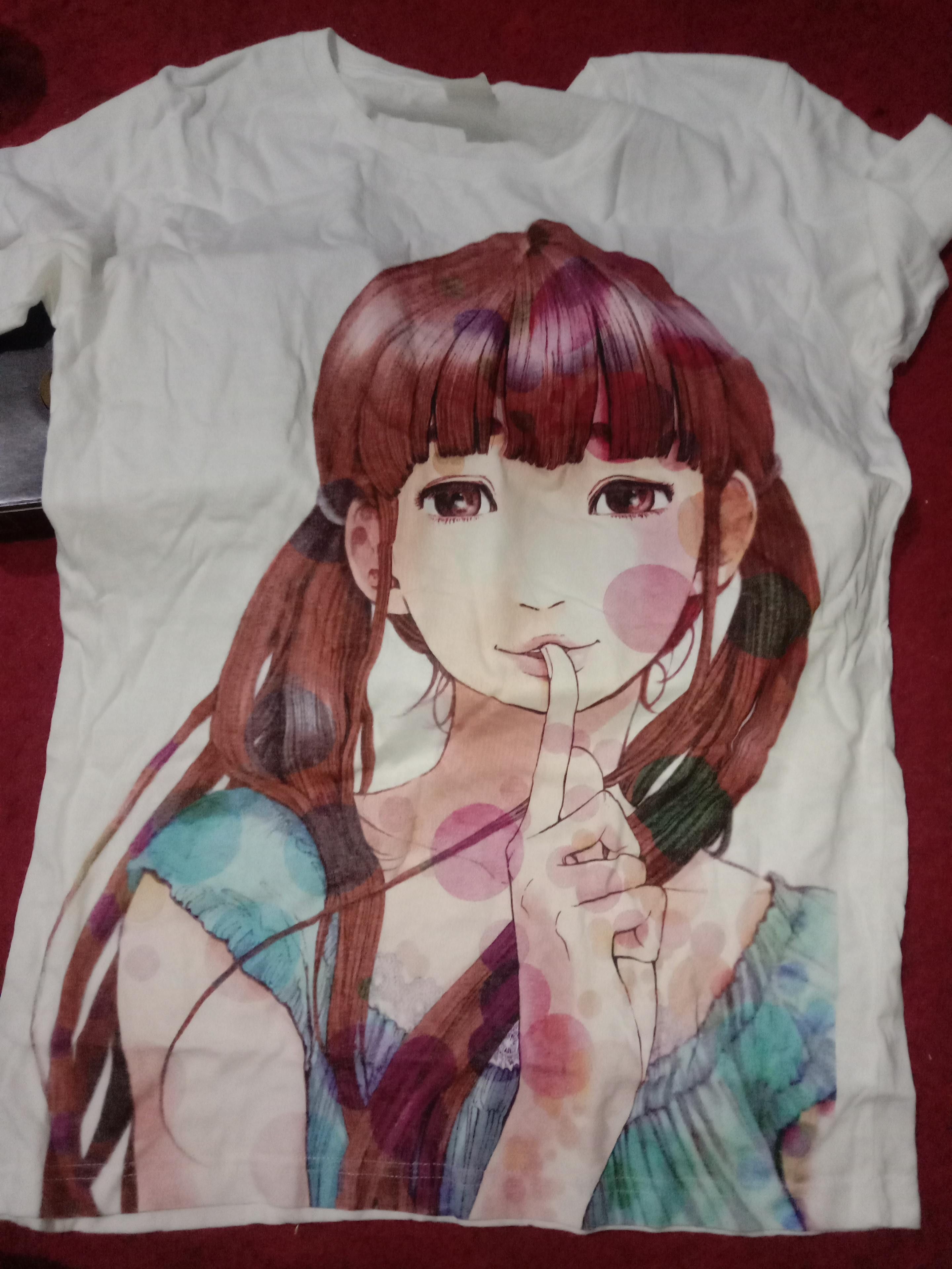 Anime Oyasumi Punpun (Goodnight Punpun) Aiko Tanaka T-Shirt Anime Size US M / EU 48-50 / 2 - 1 Thumbnail