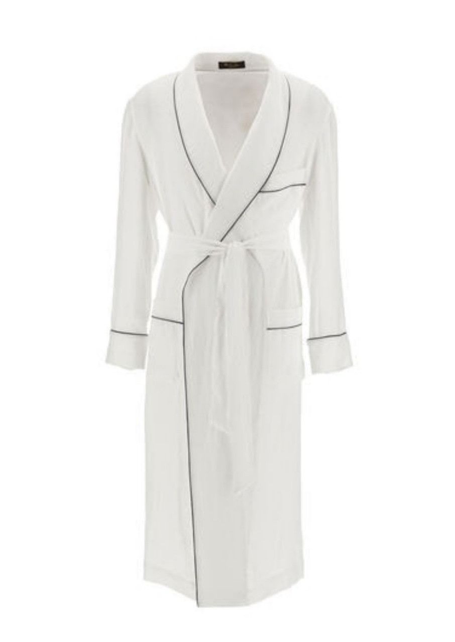 Loro Piana o1srvl11e0524 Robes in White Size L / US 10 / IT 46 - 1 Preview