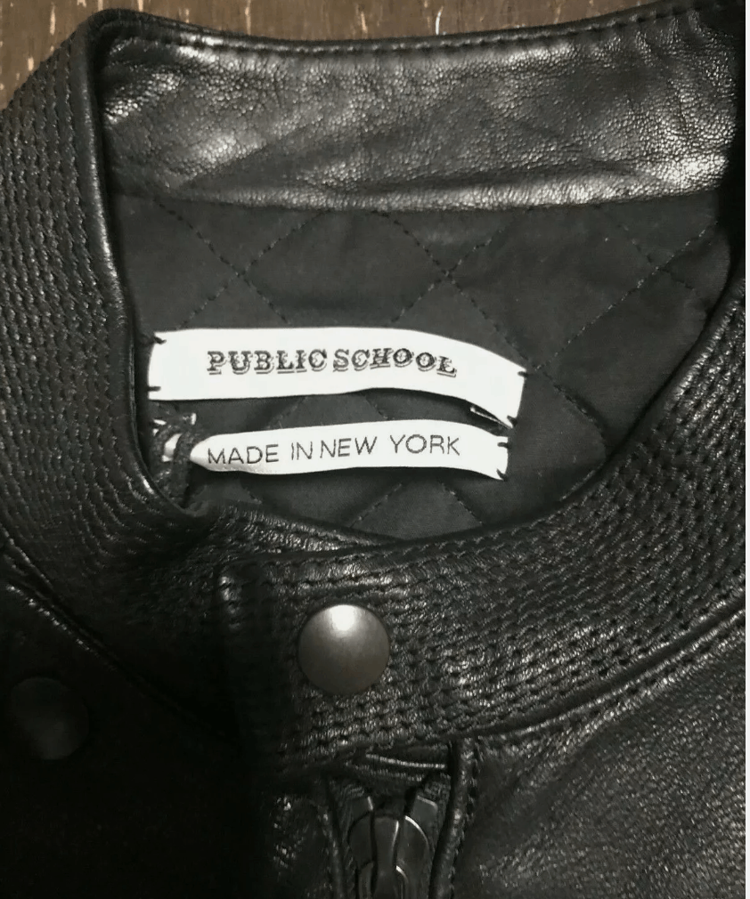Public School PUBLIC SCHOOL Lambskin Leather Motorcycle Biker Racer Jacket Size US M / EU 48-50 / 2 - 8 Thumbnail