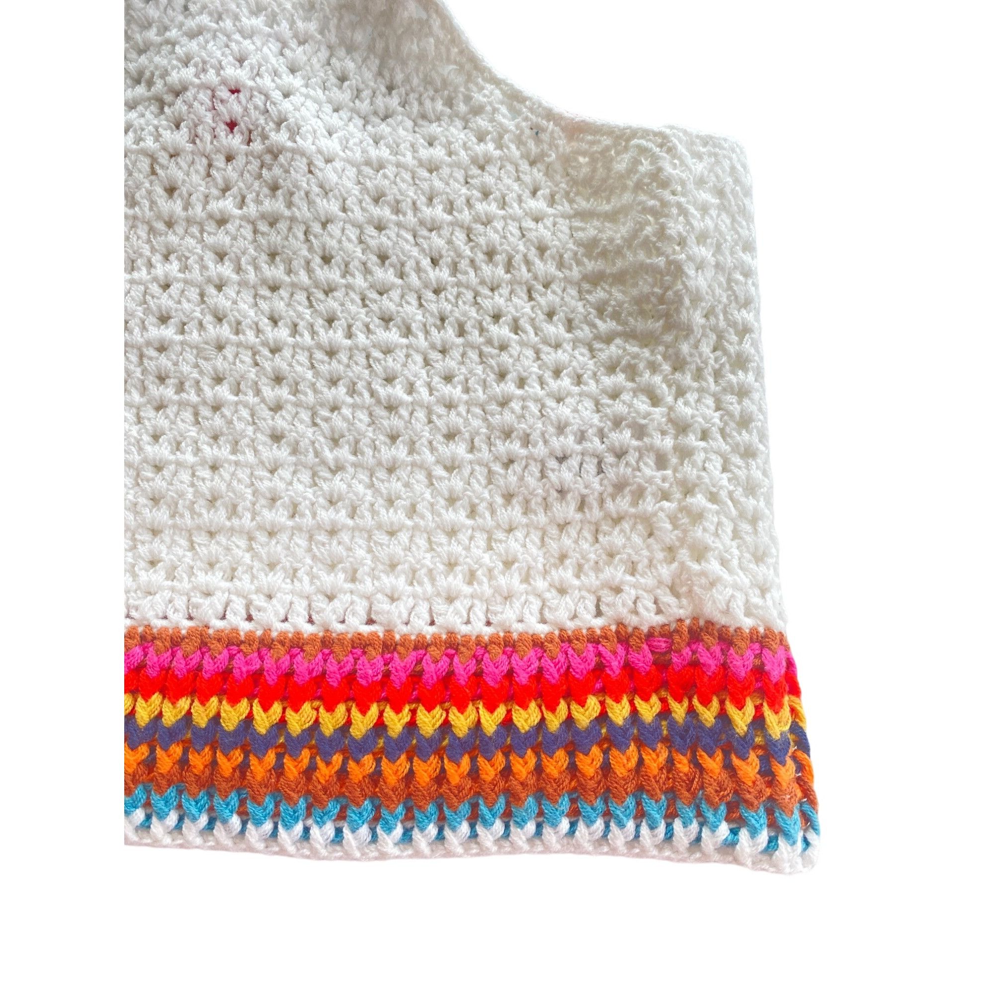 Marine Layer NWT Marine Layer $118 Crochet Crop Top W's XS Caro Tank Whit Size XS / US 0-2 / IT 36-38 - 10 Thumbnail