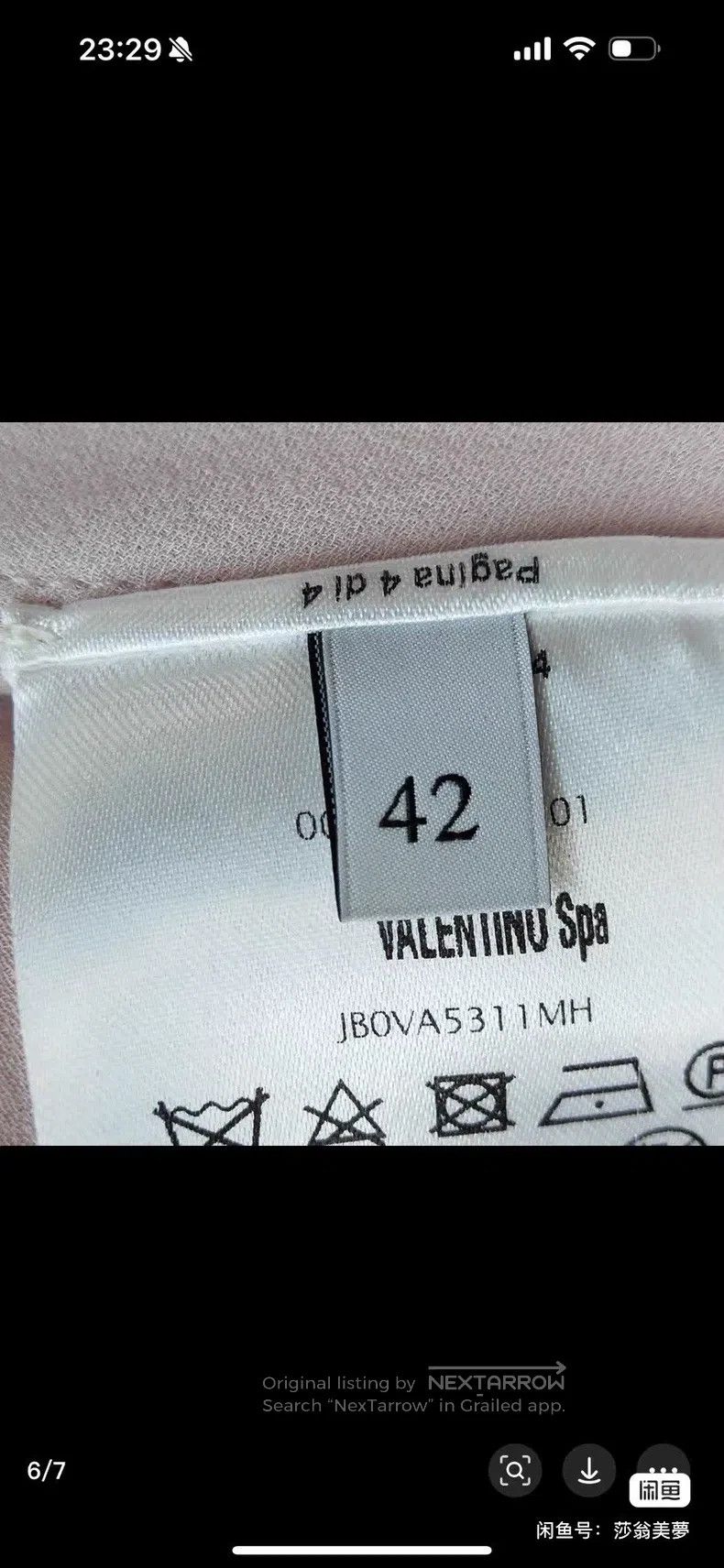 Valentino Valentino Mulberry silk V-neck backless sleeveless dress Size M / US 6-8 / IT 42-44 - 5 Thumbnail