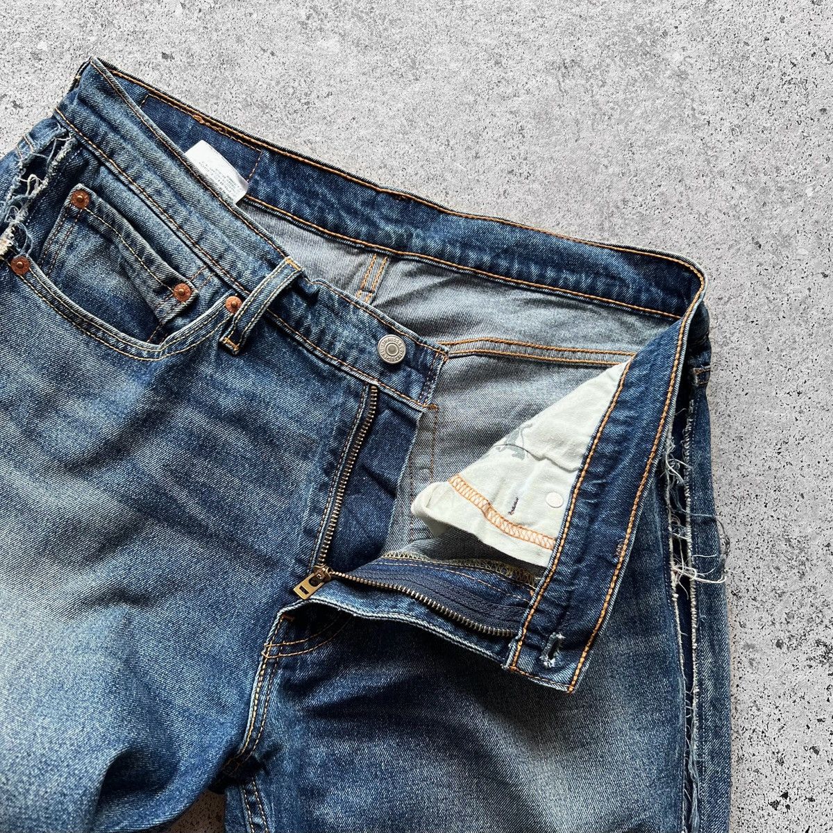 Designer × Levi's Levis 511 Mens Blue Straight Fit Denim Jeans Zipper Closure Size US 32 / EU 48 - 6 Thumbnail