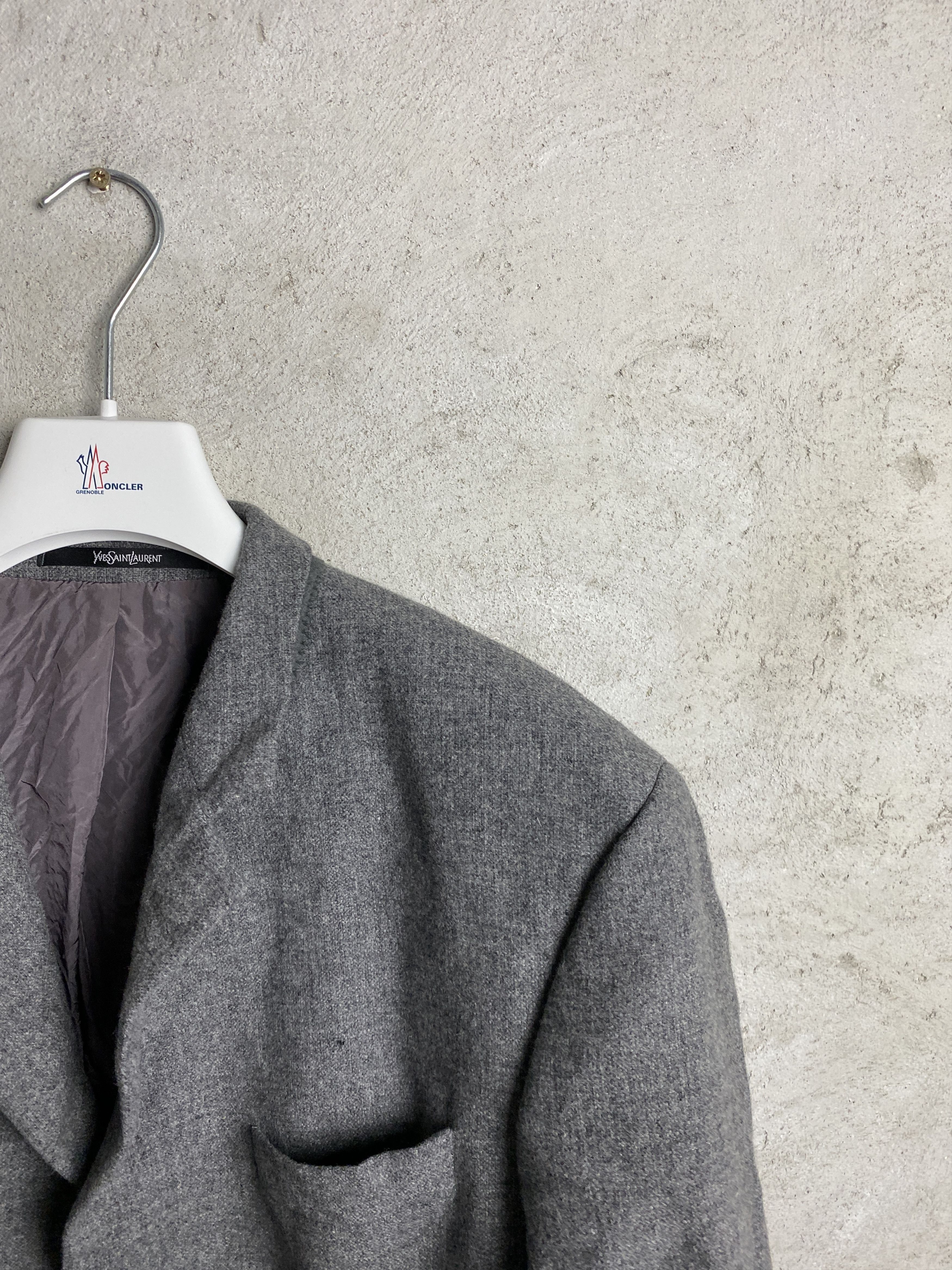 Yves Saint Laurent YSL Yves Saint Laurent vintage wool blazer Size 54R - 3 Thumbnail