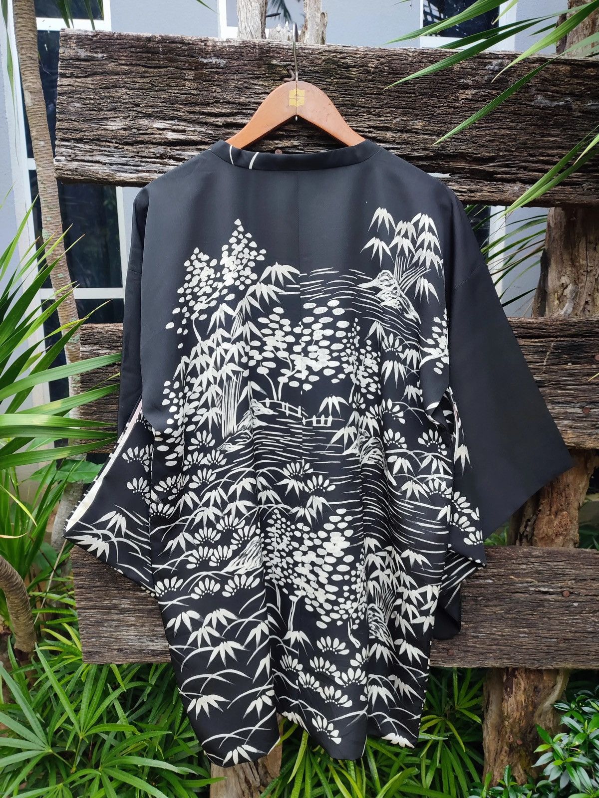 Japanese Brand Vintage Japanese Haori Kimono Jacket – Landscape Print Size US L / EU 52-54 / 3 - 7 Thumbnail