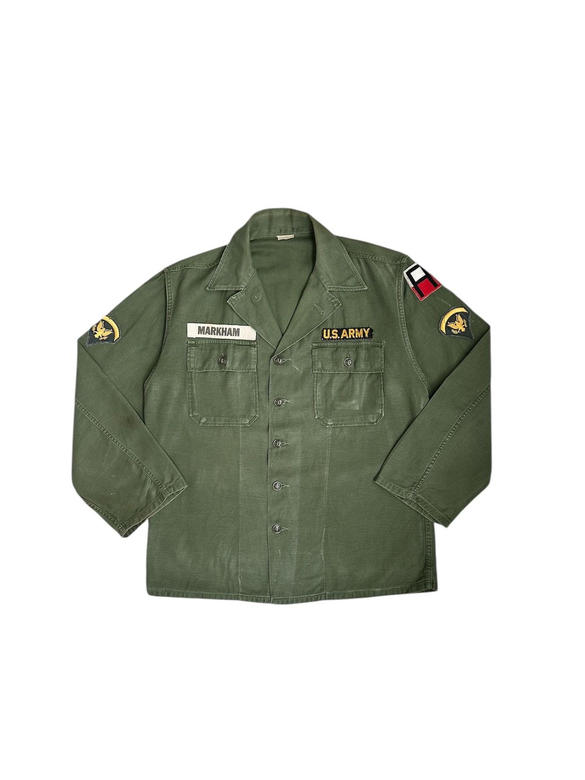 Vintage True Vintage 60s US ARMY OG-107 1st Pattern Utility Shirt | Grailed