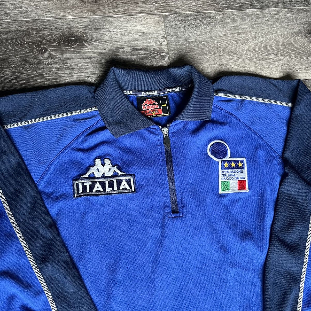 Kappa Vintage 2000s Kappa Italia Euro Training Zip Track Jacket Size US L / EU 52-54 / 3 - 2 Thumbnail