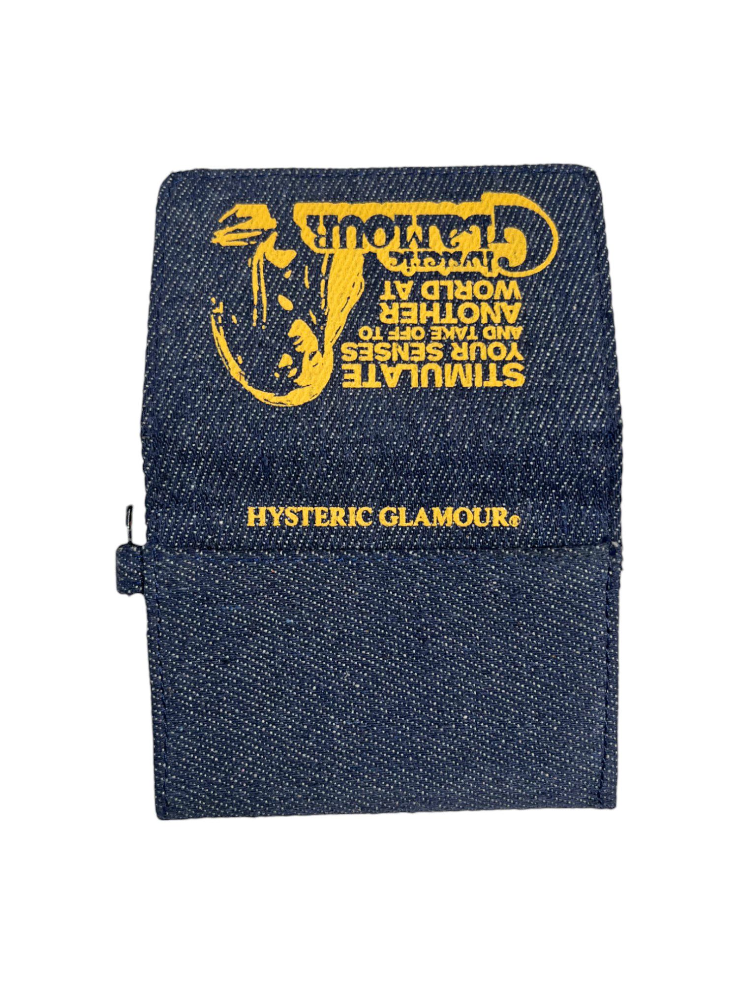 Hysteric Glamour Blue Denim Wallet Size ONE SIZE - 3 Thumbnail
