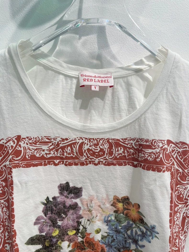 Vivienne Westwood Vivienne Westwood Saturn Oil Framed T-Shirt 2504-Nextarrow Size US S / EU 44-46 / 1 - 2 Thumbnail