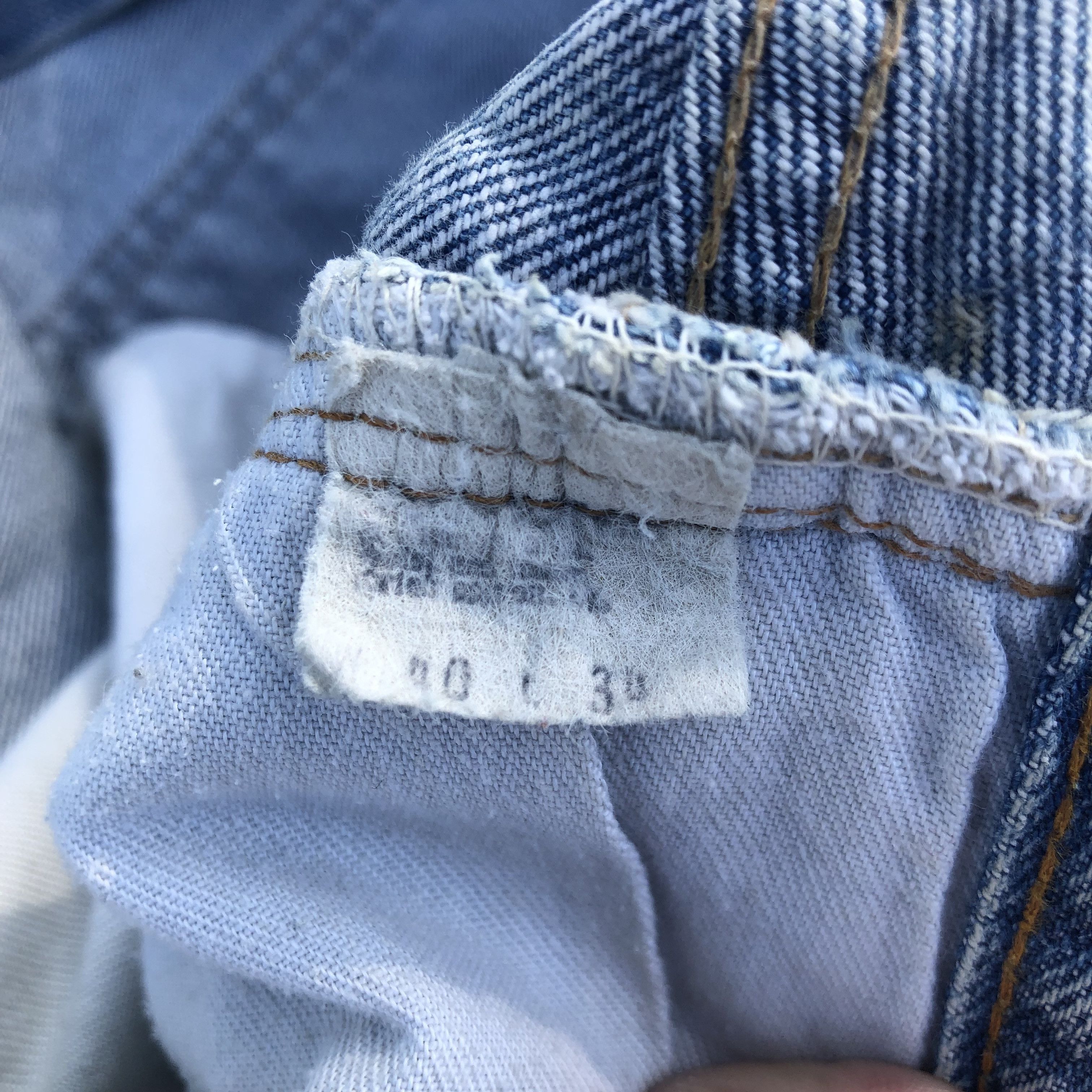 Levi's Vtg 70s LEVl 'S 501 red tab selvedge button fly stap 6 Size US 40 / EU 56 - 5 Thumbnail