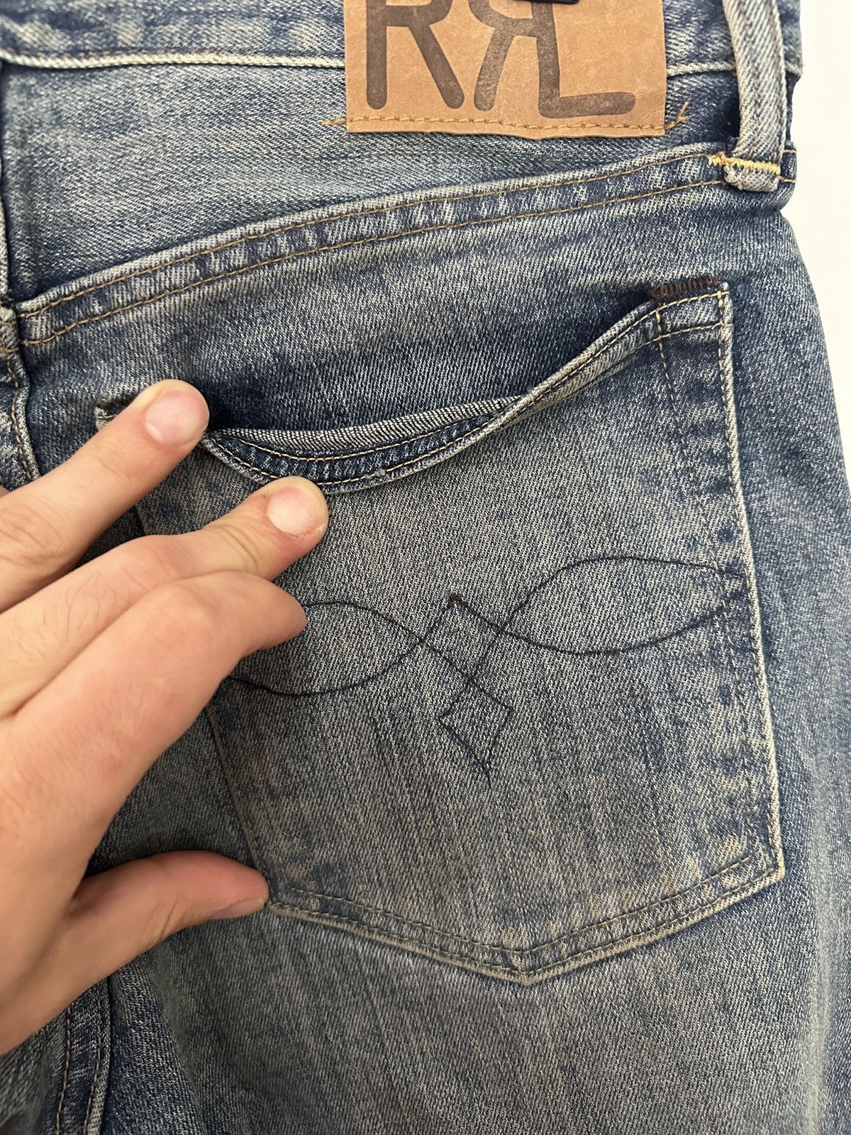 RRL Ralph Lauren Slim Narrow jeans (a little stretch) Size US 28 / EU 44 - 6 Thumbnail