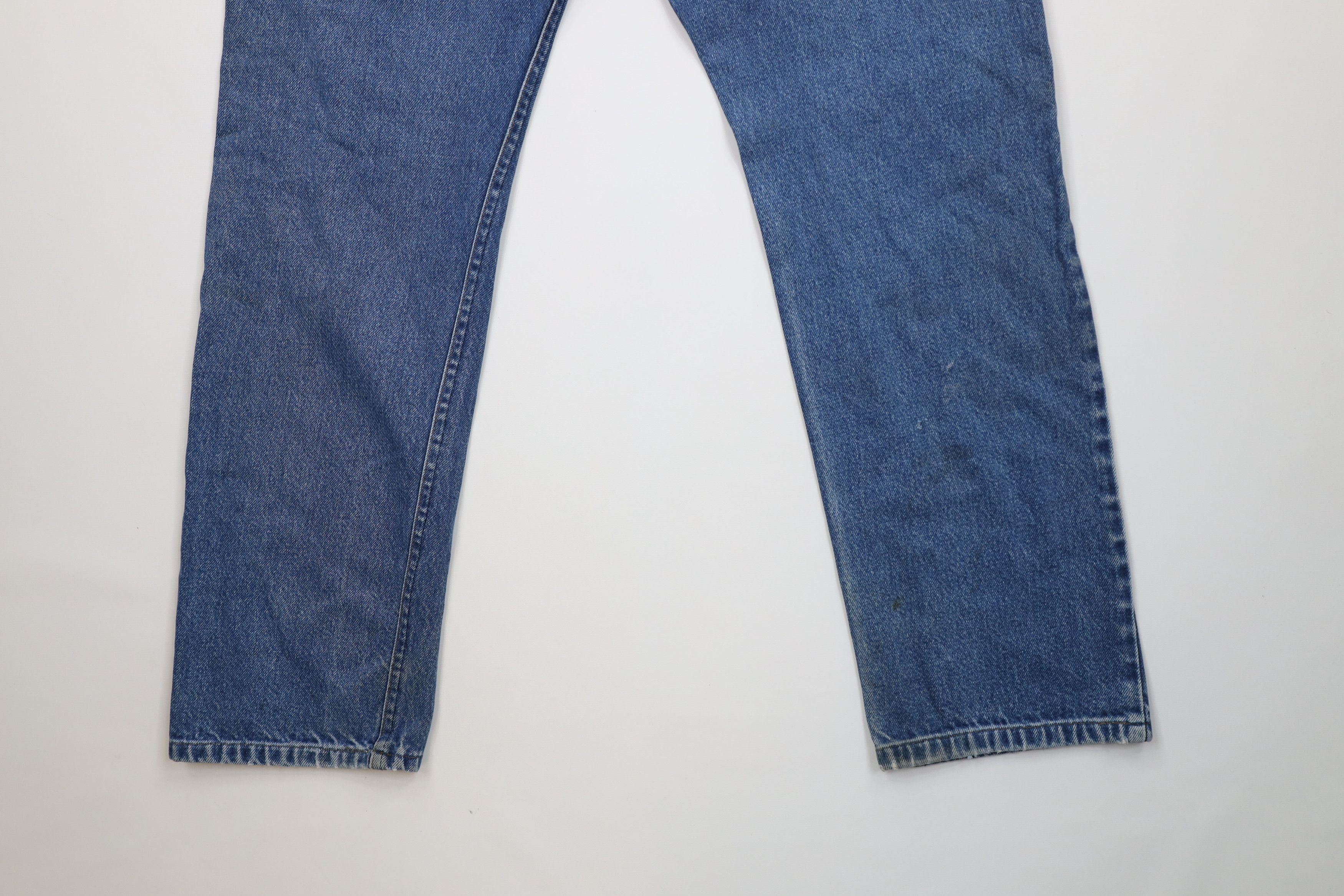 Lee Vintage 90s Lee Straight Leg Denim Jeans Blue Cotton USA Size US 36 / EU 52 - 13 Thumbnail