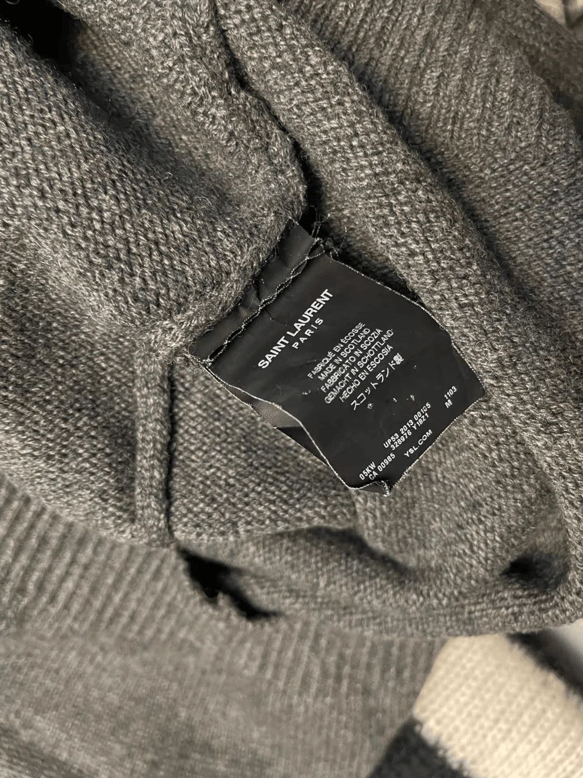 Saint Laurent Paris Saint Laurent Paris 13AW Runway OS Knitwear Cardigan Size US M / EU 48-50 / 2 - 12 Thumbnail