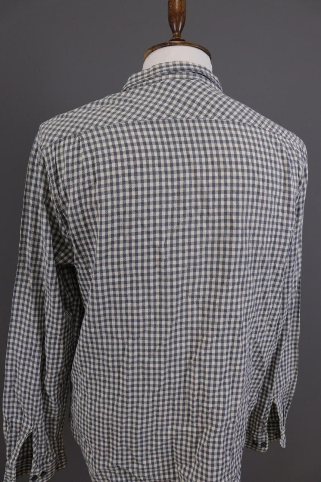 Denim & Supply Ralph Lauren Denim & Supply Ralph Lauren Gray Check Overshirt Shirt XL Size US XL / EU 56 / 4 - 12 Thumbnail