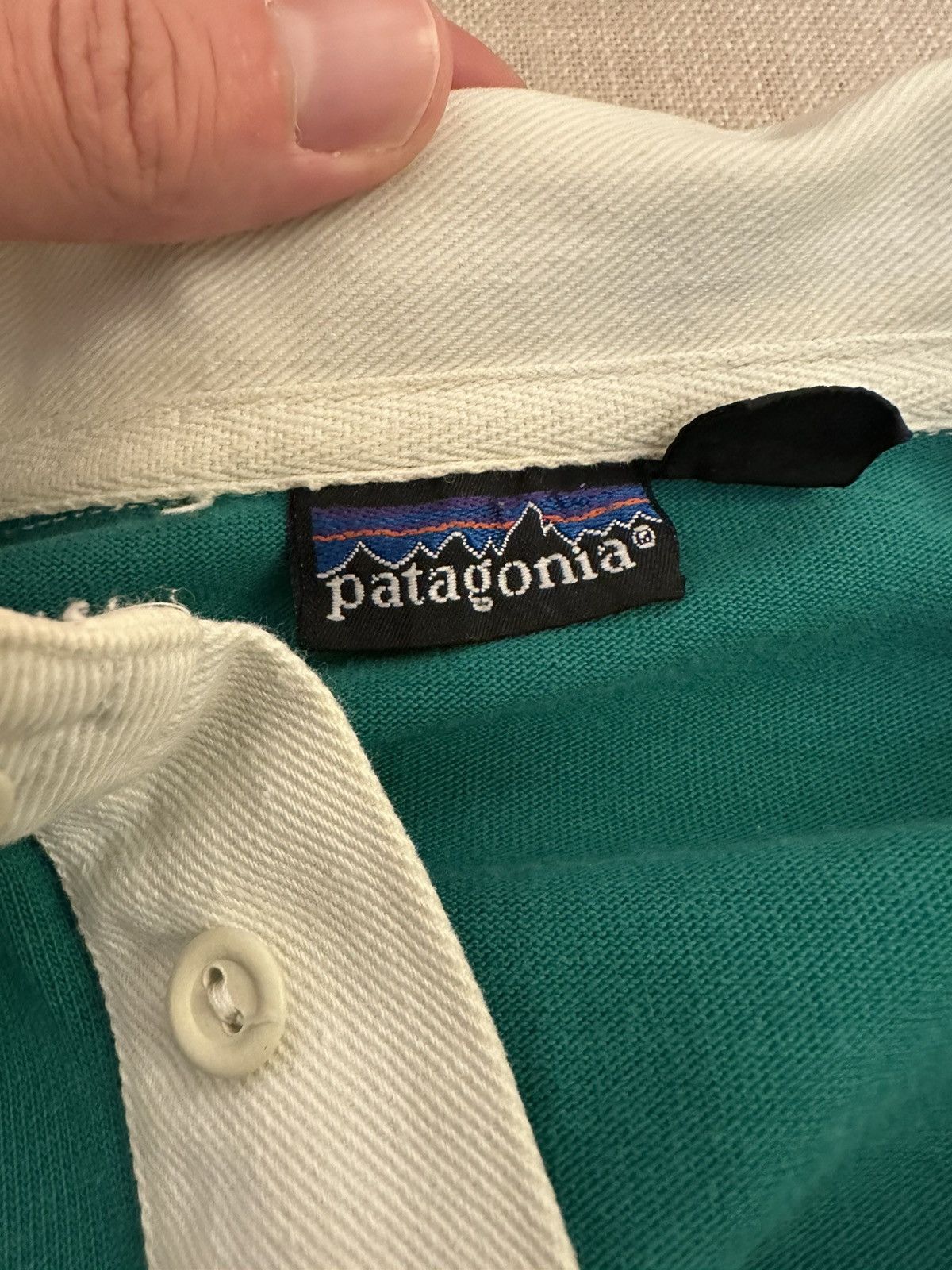 Patagonia × Vintage Rare Vintage 80’s Patagonia Rugby Shirt Size US M / EU 48-50 / 2 - 4 Thumbnail