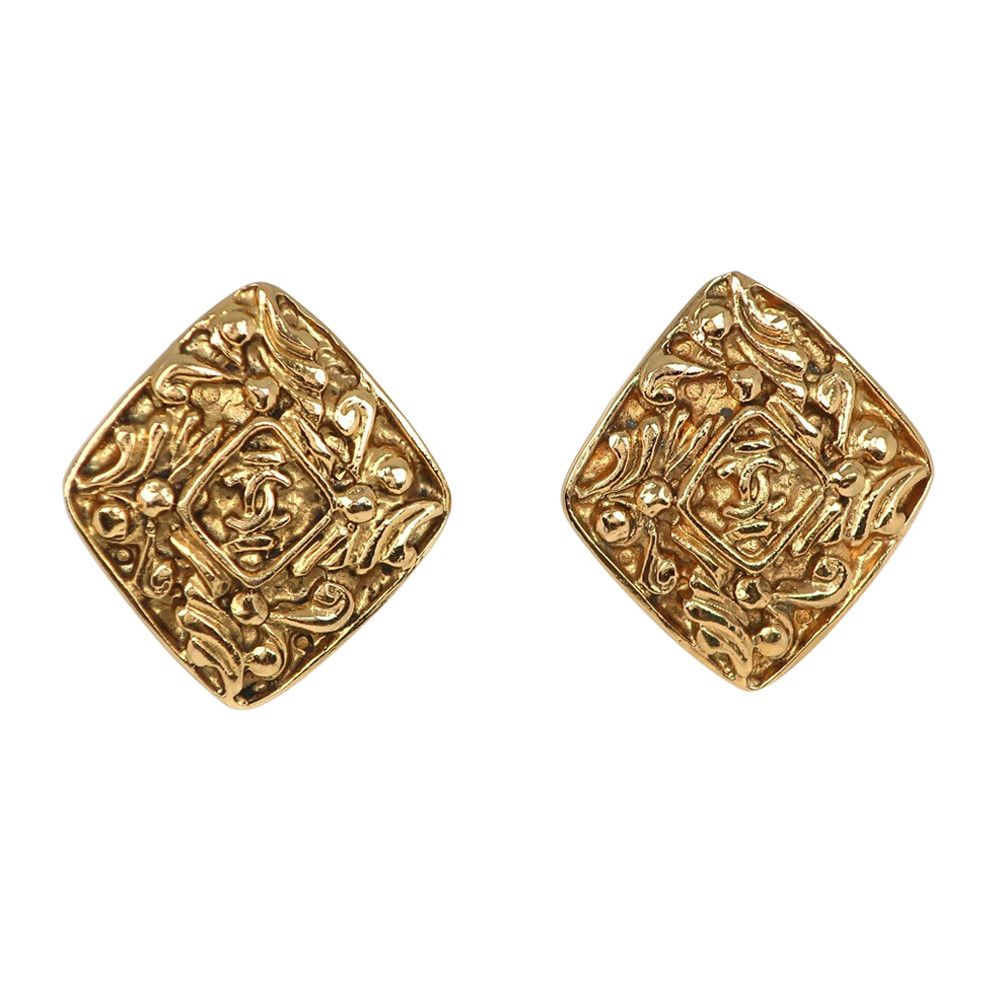 Chanel Chanel Chanel Coco Mark Earrings Metal Earrings DUTY FREE for USA Size ONE SIZE - 1 Thumbnail