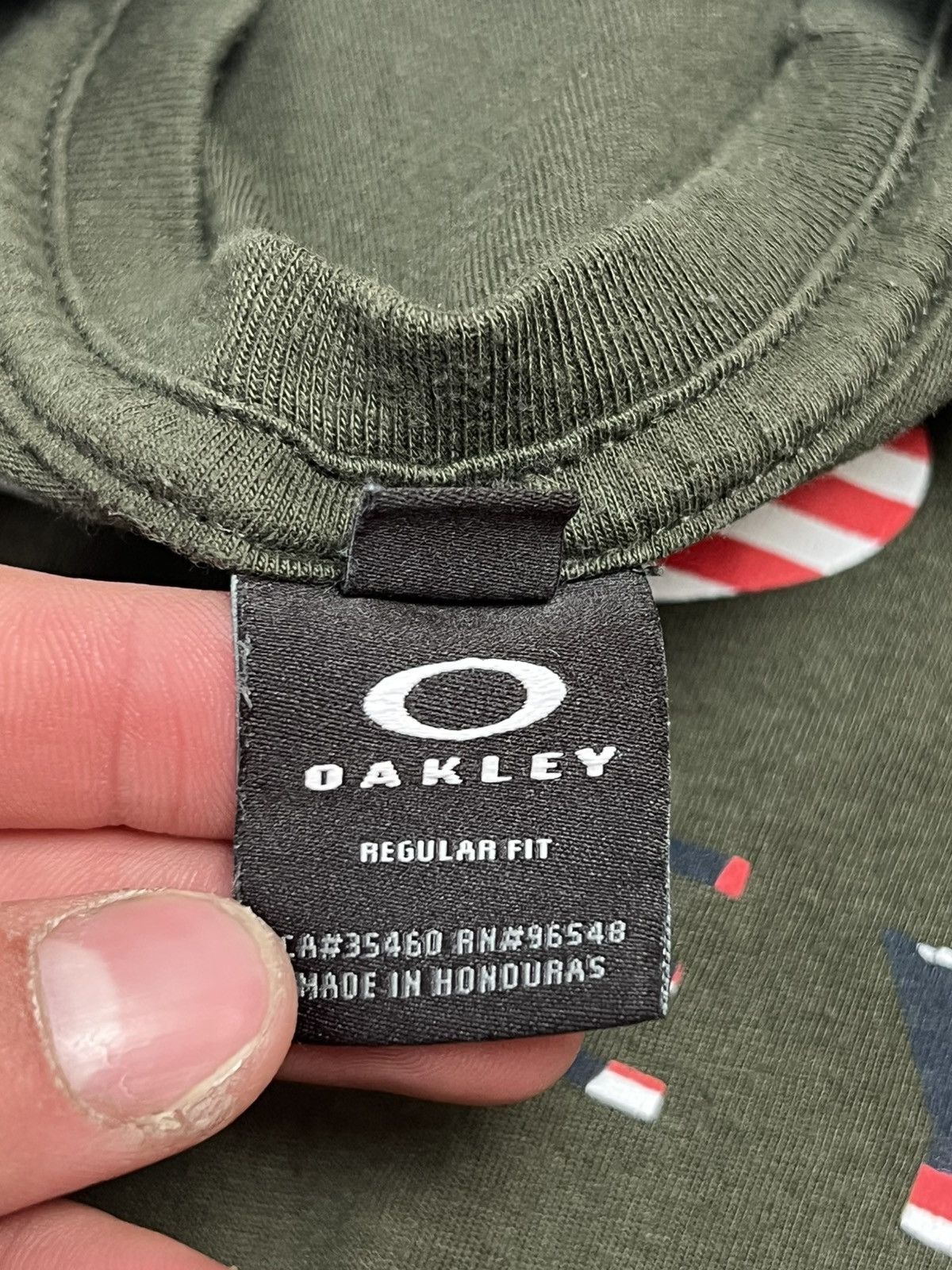 Oakley × Vintage Oakley Software Vintage USA Flag T-Shirt Tee 90s Size US S / EU 44-46 / 1 - 7 Thumbnail