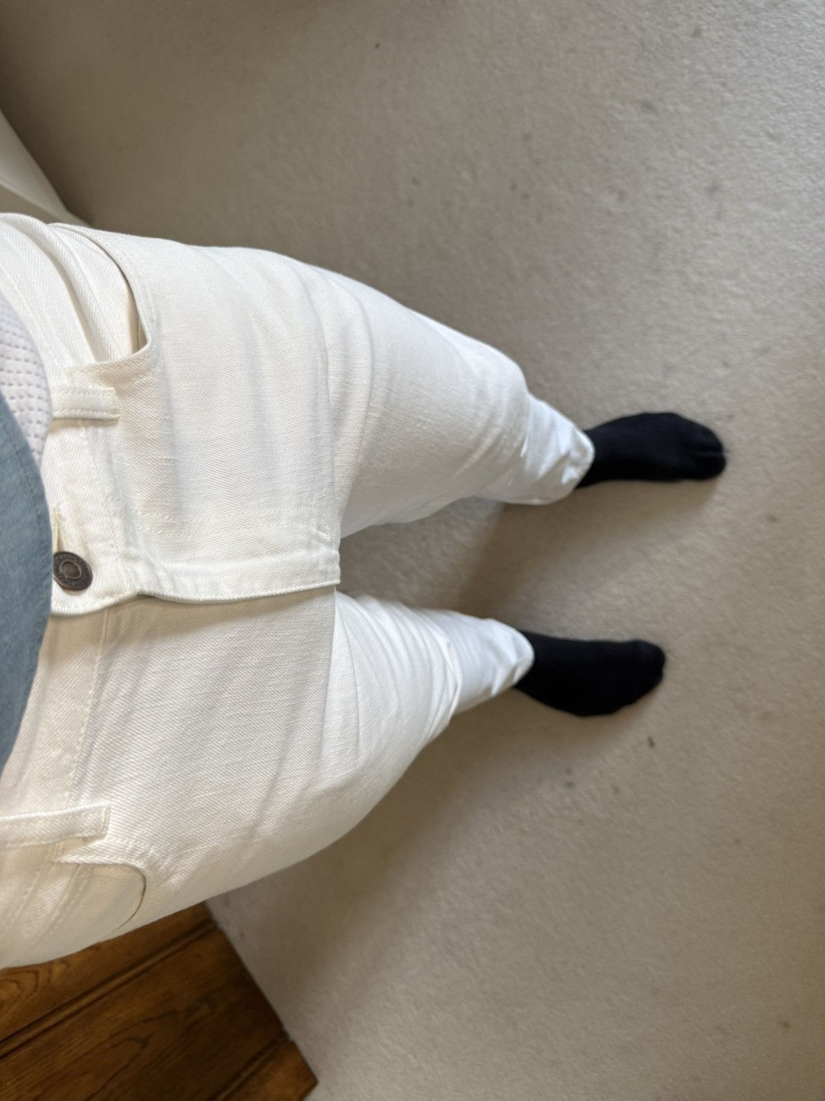 Celine Celine white jeans mid wasit slim leg 30 Hedi Slimane grail Size US 30 / EU 46 - 11 Thumbnail